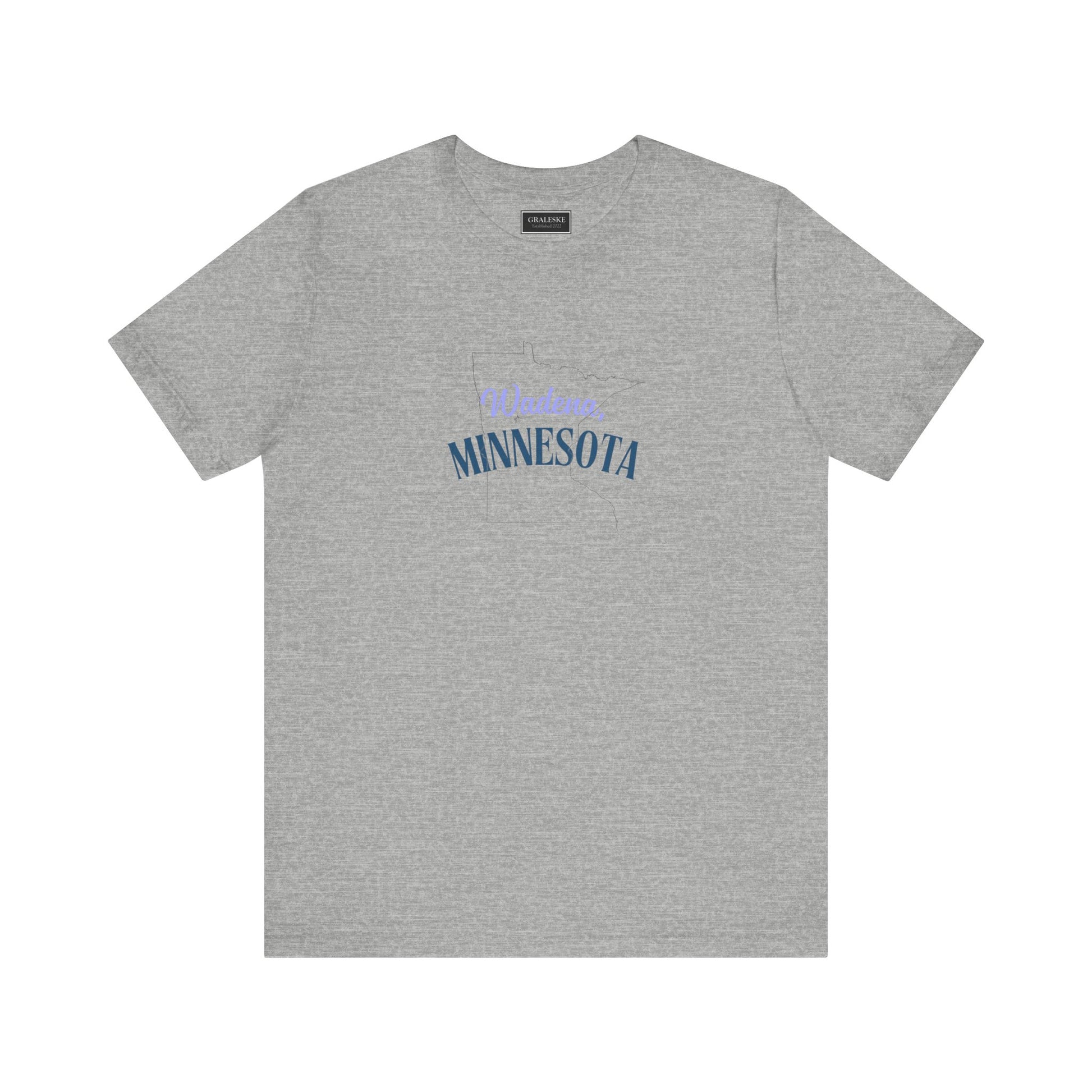 Small Towns Collection Unisex Tee - Wadena, Minnesota Design - Graleske