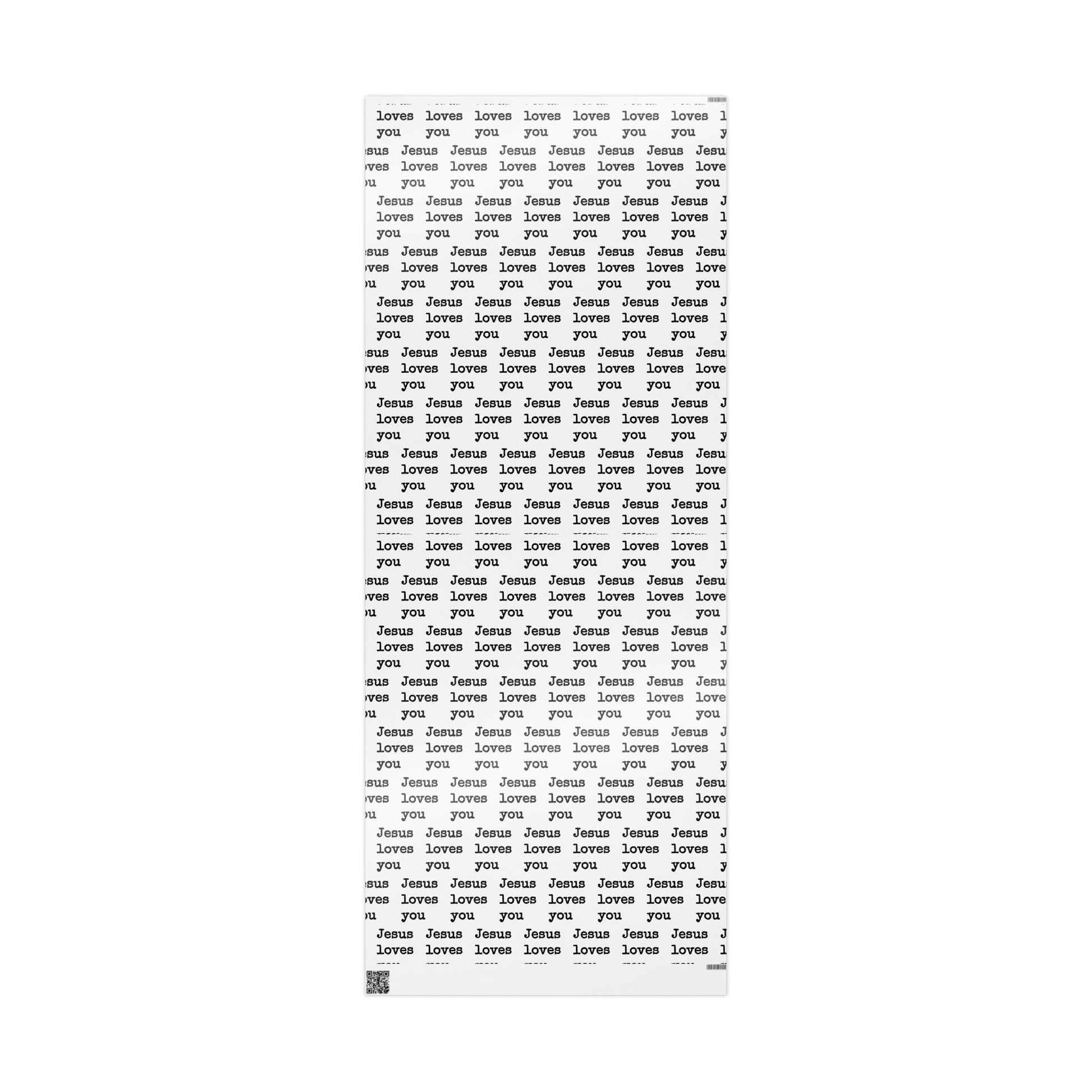 Wrapping Paper - Jesus loves you - Graleske