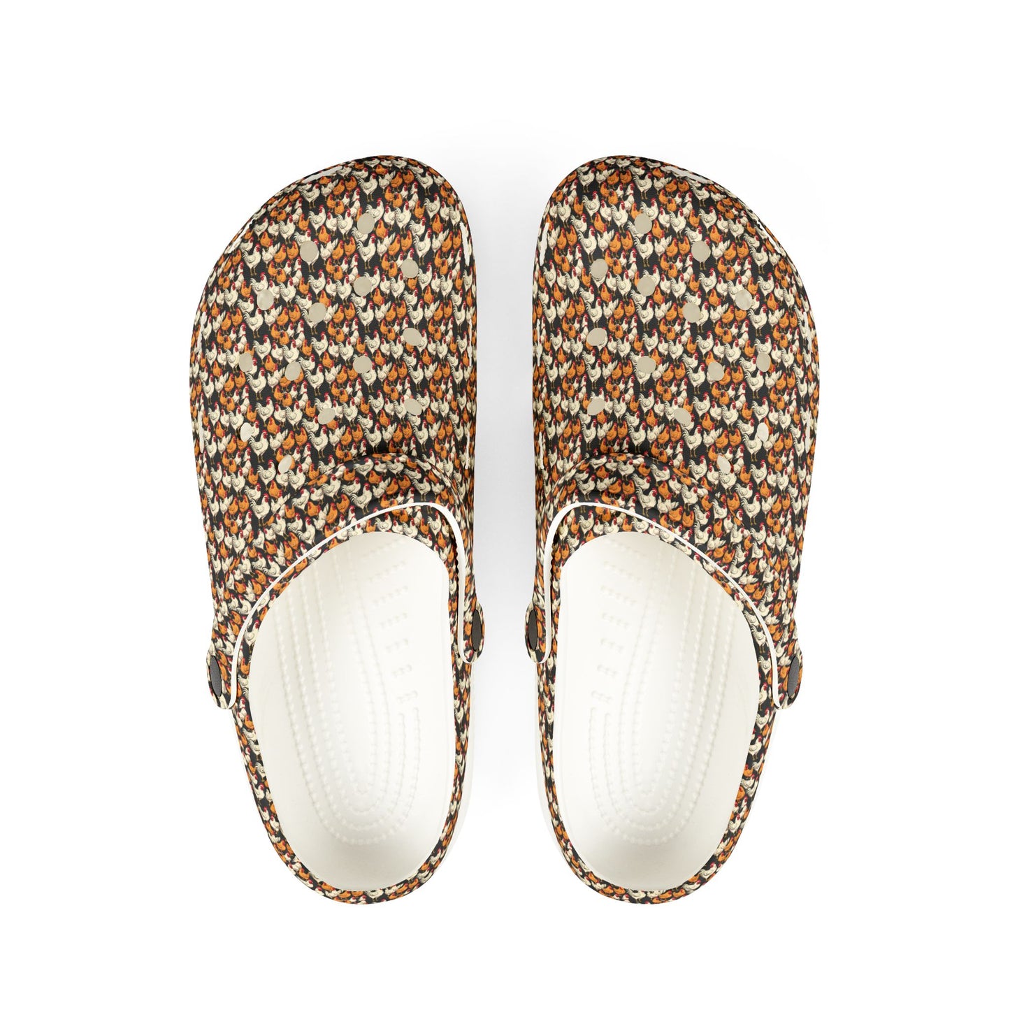EVA Foam Rubber Shoes (AOP) - Chicken design - Graleske