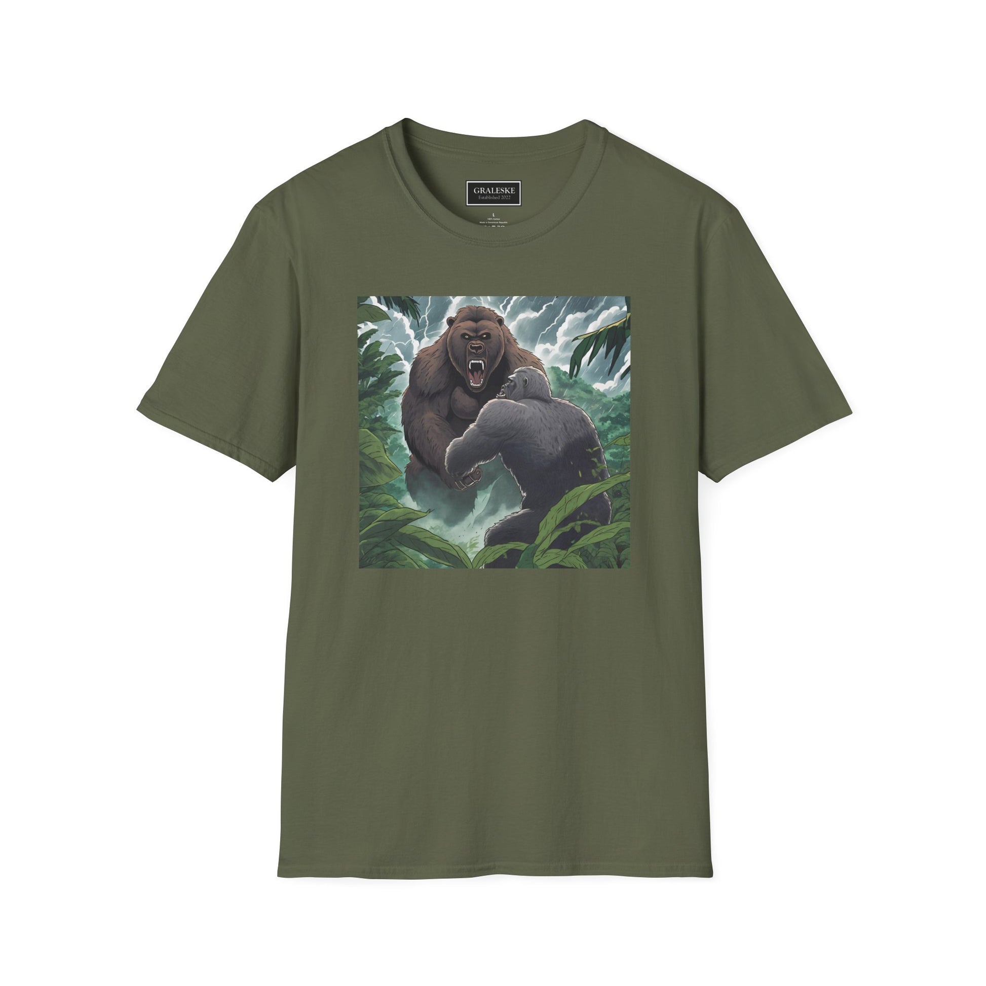 Grizzly vs Gorilla - Unisex T-Shirt - Graleske