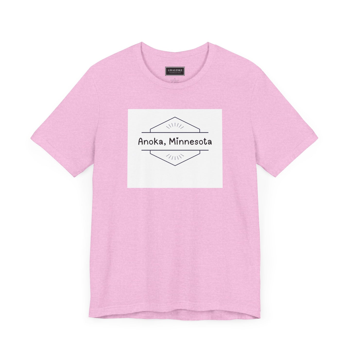 Anoka Minnesota Unisex Tee - Our Small Towns Collection - Graleske