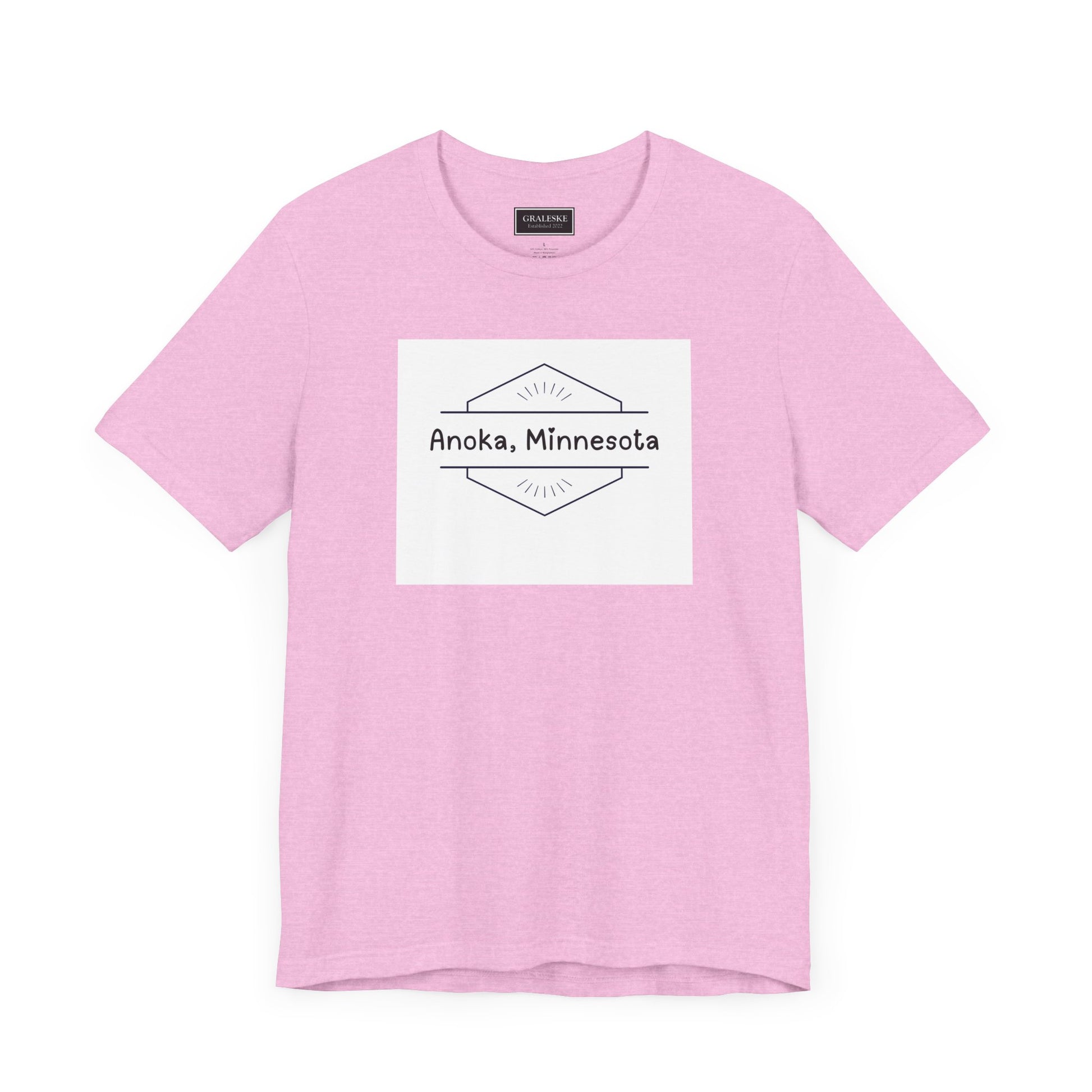 Anoka Minnesota Unisex Tee - Our Small Towns Collection - Graleske