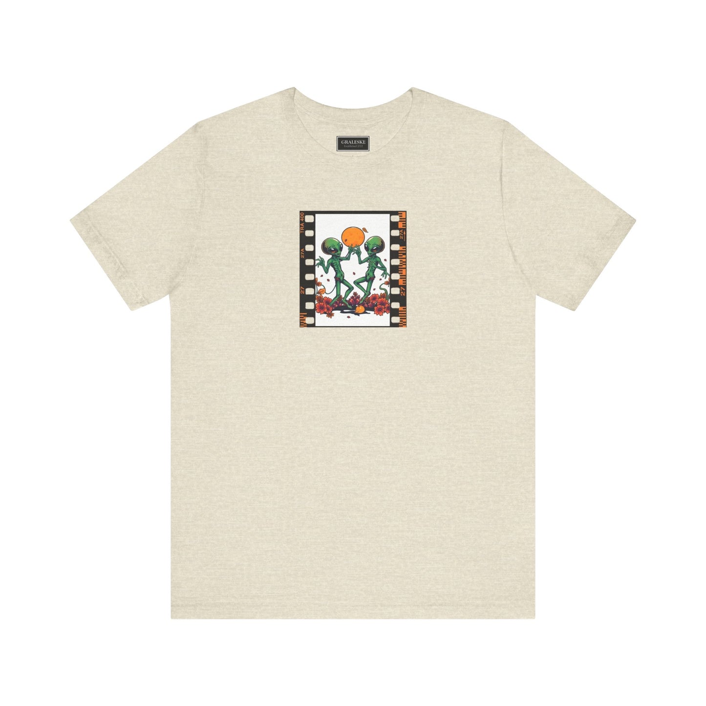 Aliens Dancing on Film Unisex Tee