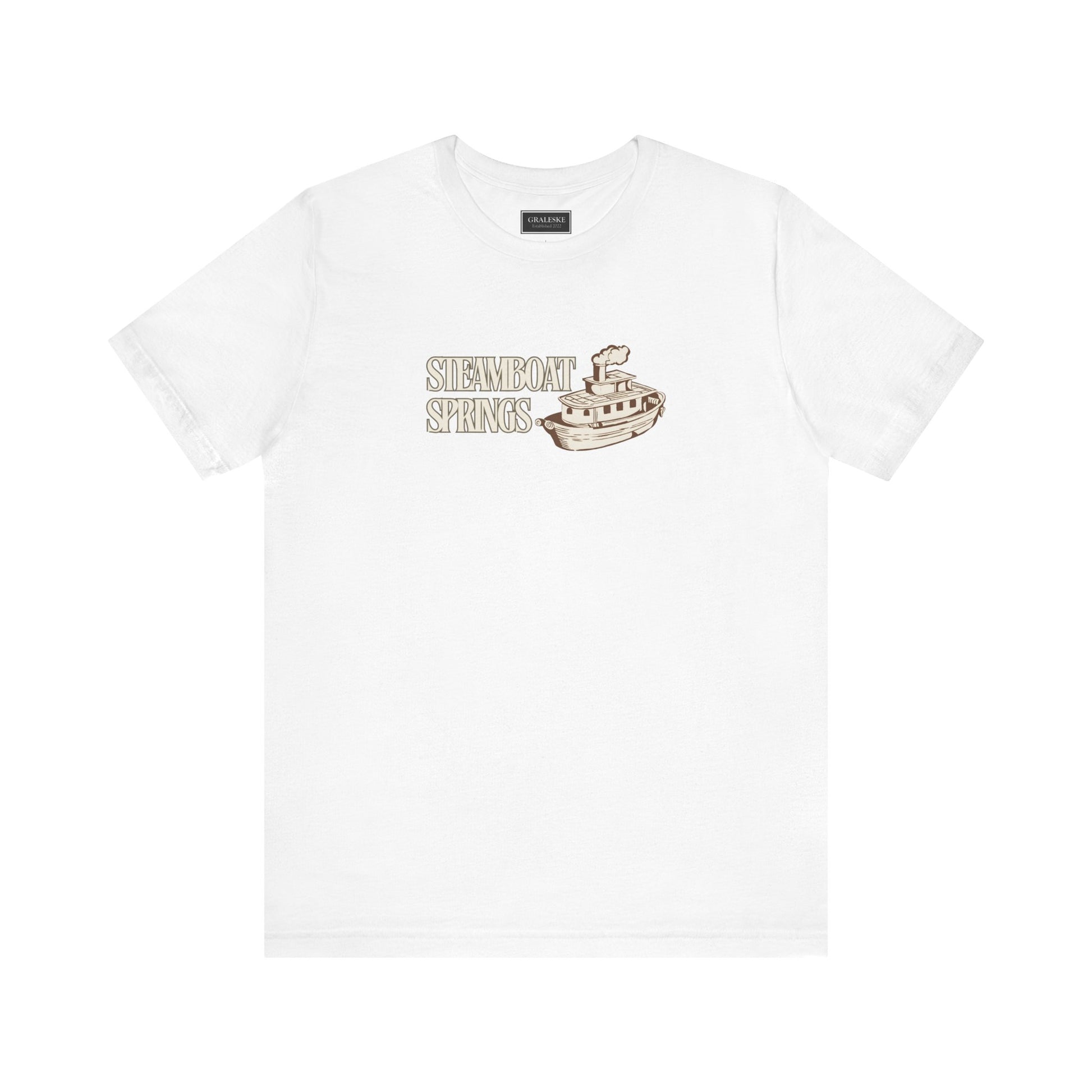 Small Towns Collection Unisex Tee - Steamboat Springs, Colorado Design - Graleske