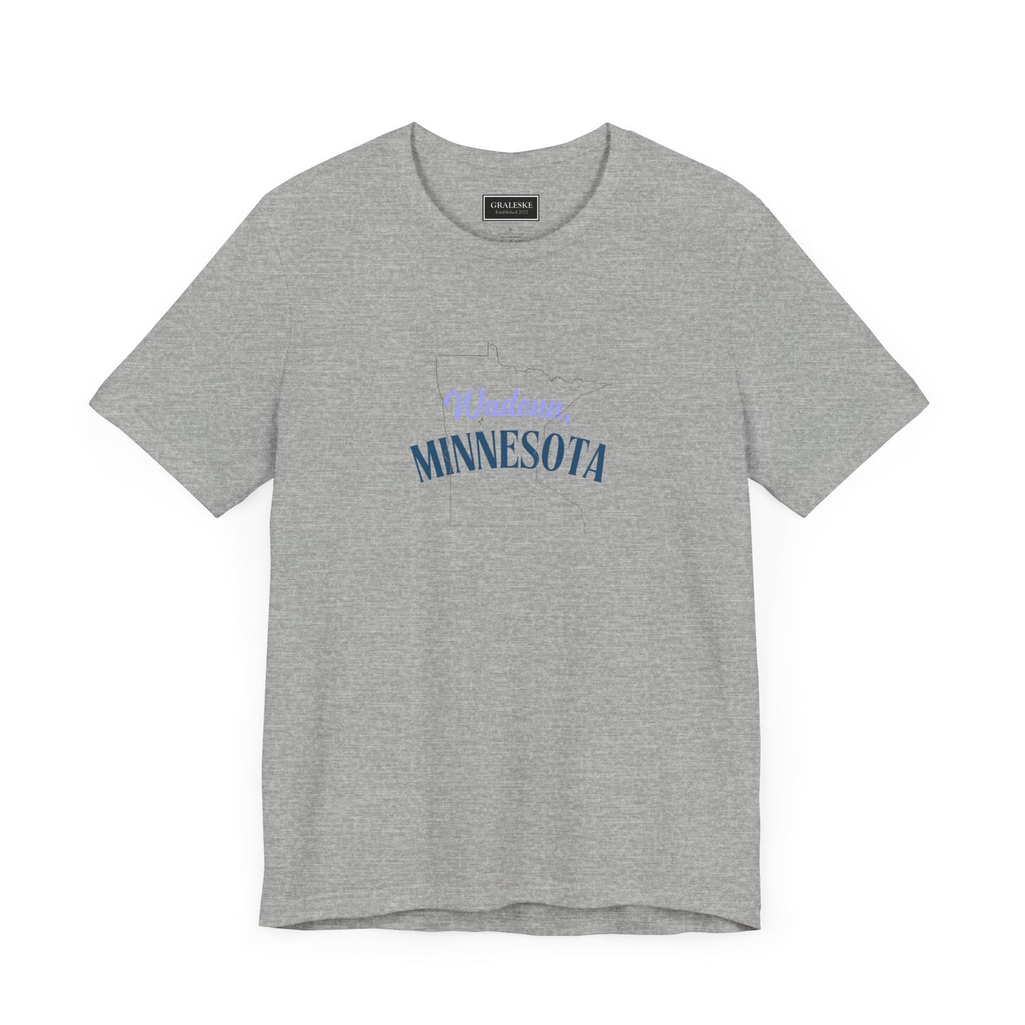 Small Towns Collection Unisex Tee - Wadena, Minnesota Design - Graleske