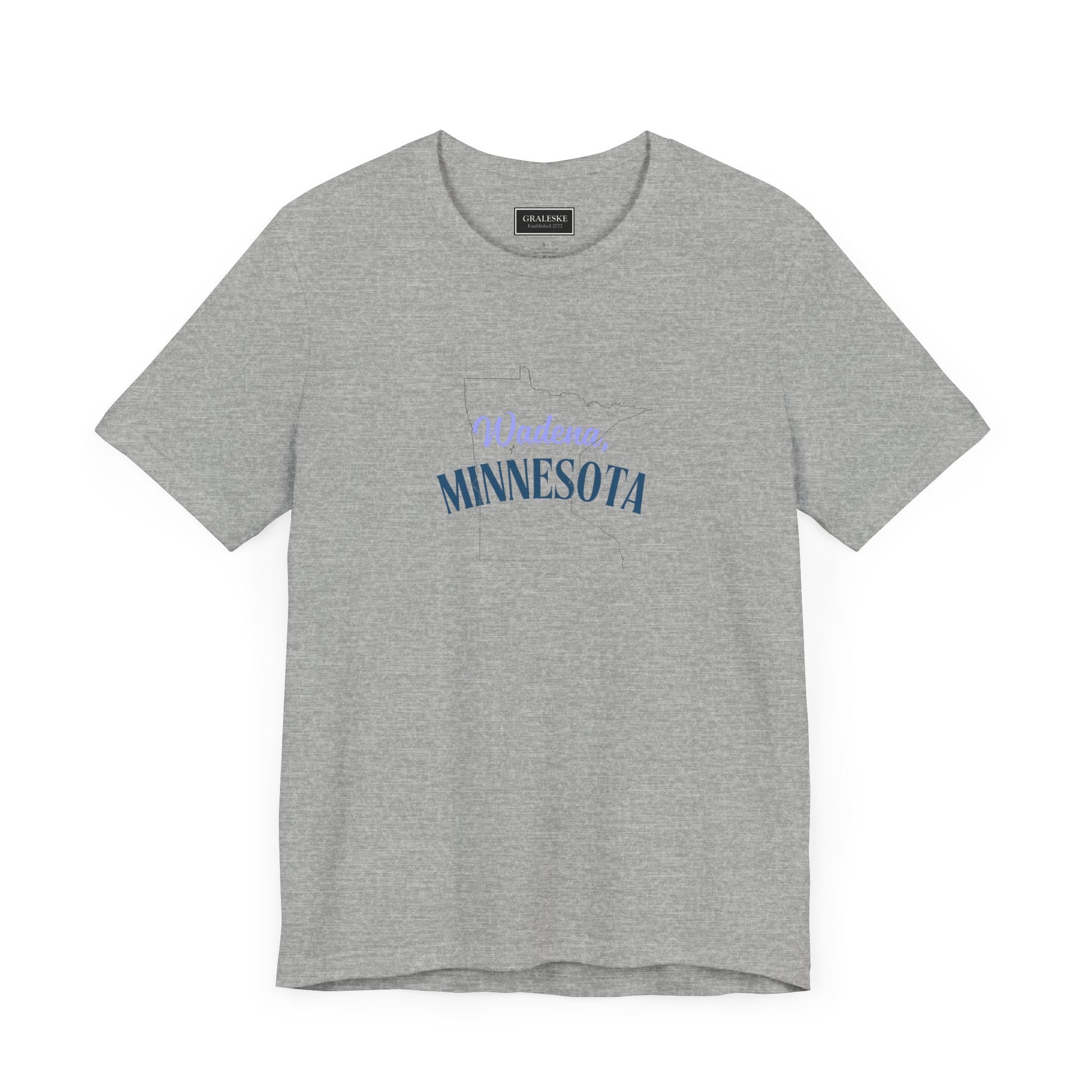 Small Towns Collection Unisex Tee - Wadena, Minnesota Design - Graleske