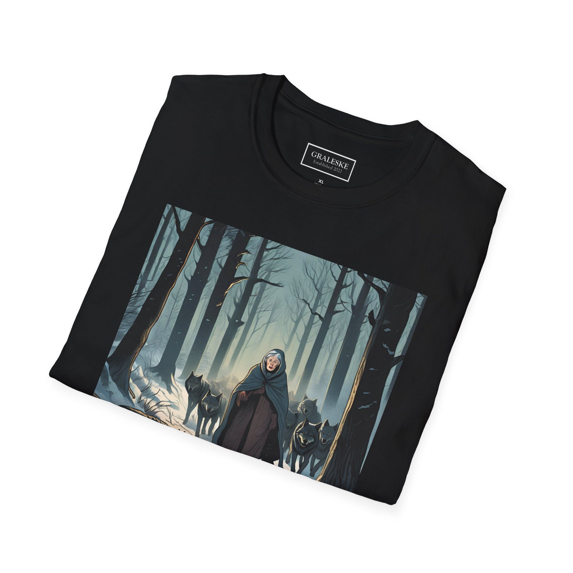 Grandma Leads Wolves Unisex T-Shirt - Graleske