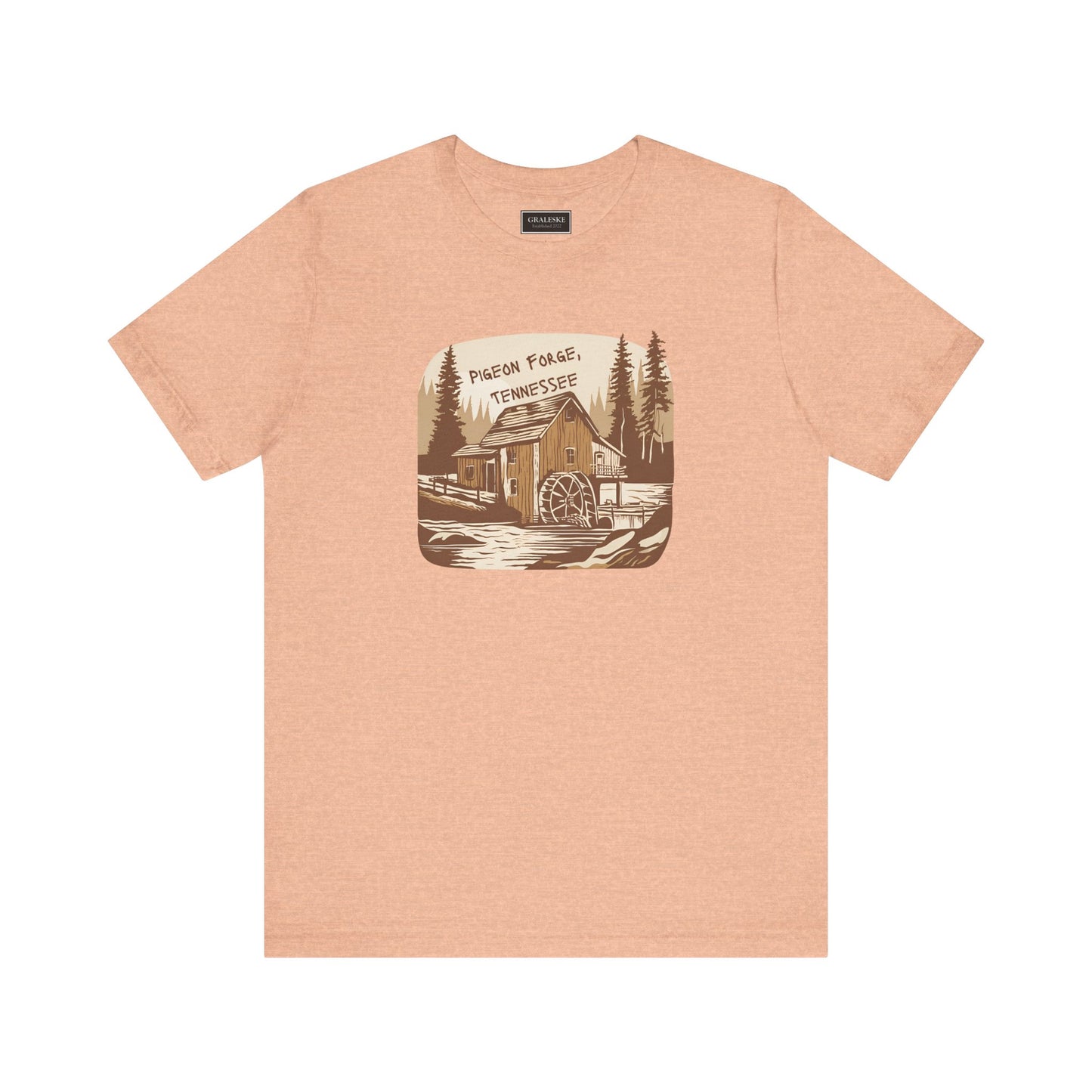 Small Towns Collection Unisex Tee - Pigeon Forge, Tennessee Design - Graleske