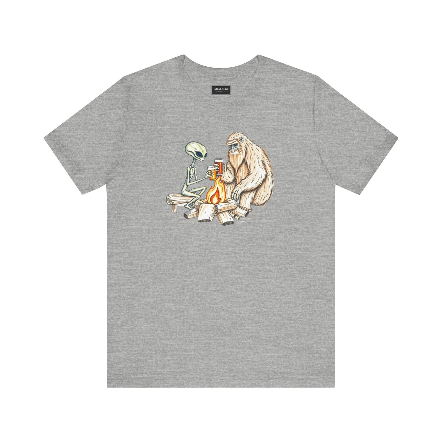 Alien and Bigfoot T-Shirt