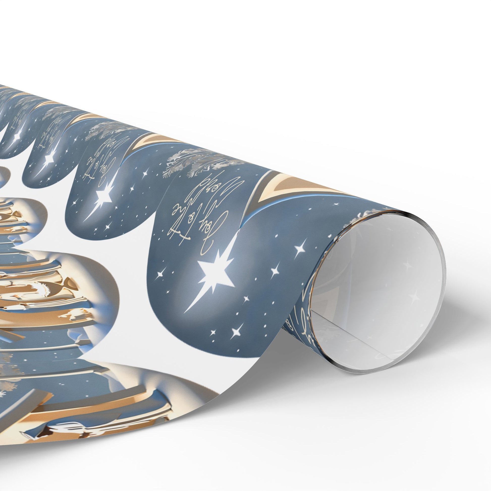 Wrapping Paper - Joy To The World - Manger - Graleske
