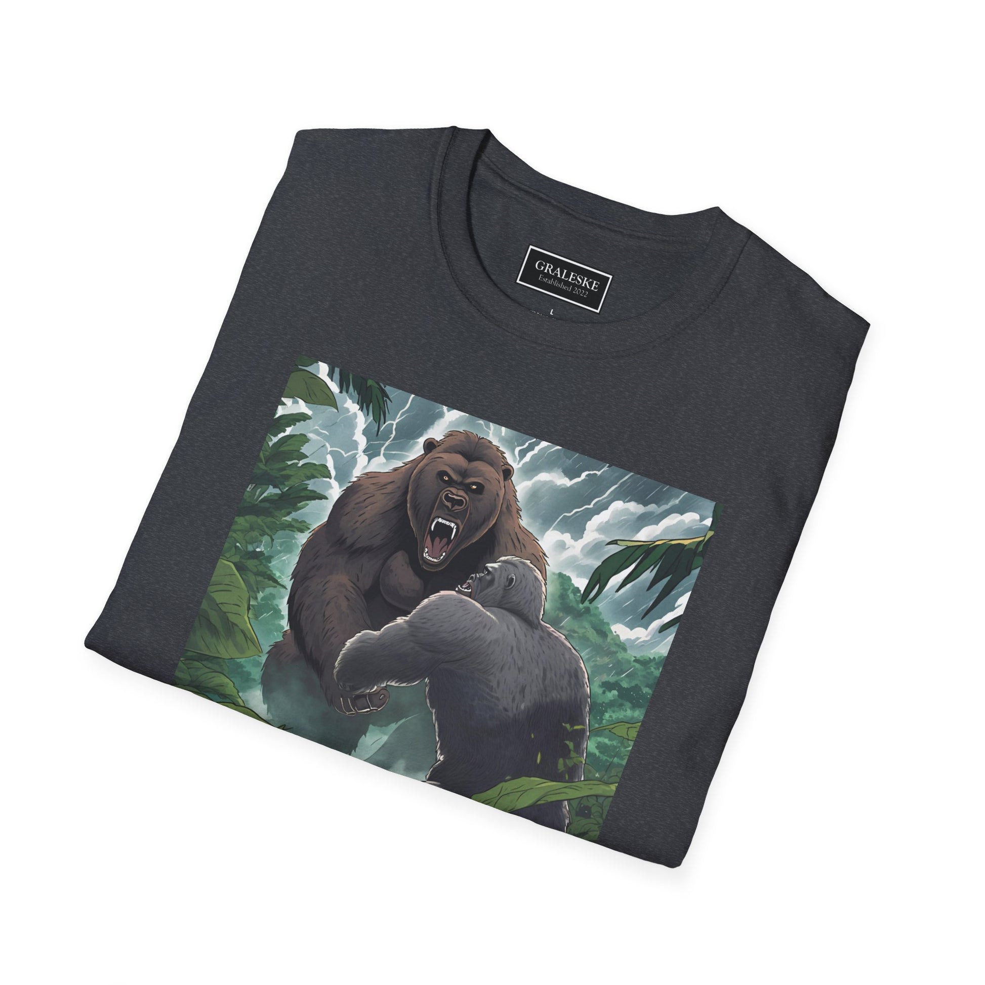 Grizzly vs Gorilla - Unisex T-Shirt - Graleske