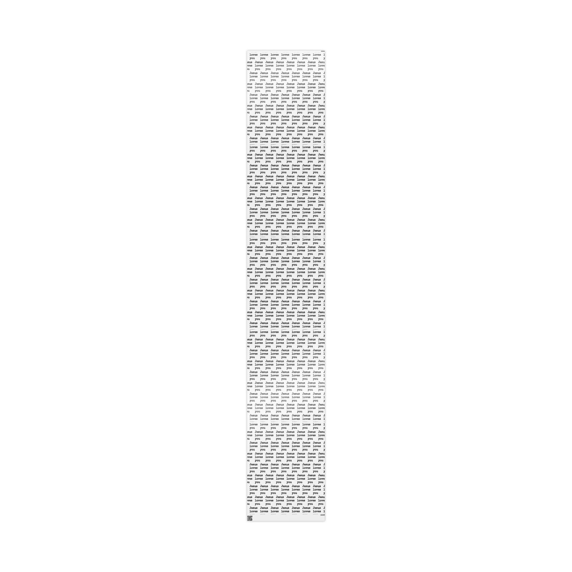 Wrapping Paper - Jesus loves you - Graleske