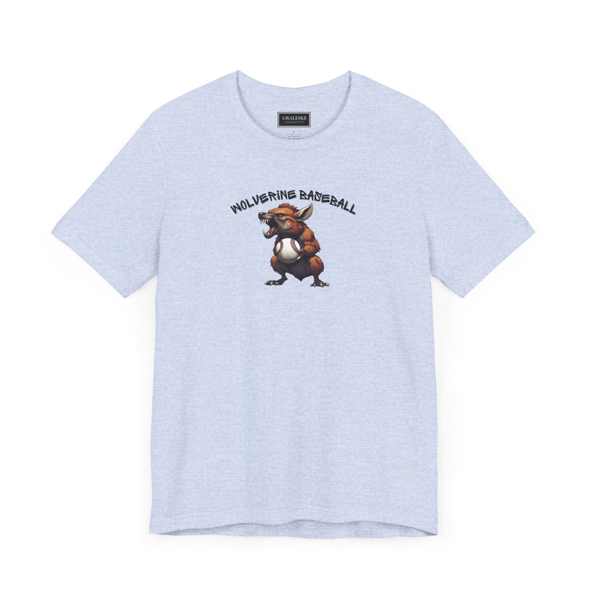 Wolverine Baseball Tee - Unisex Jersey Short Sleeve T-shirt - Graleske