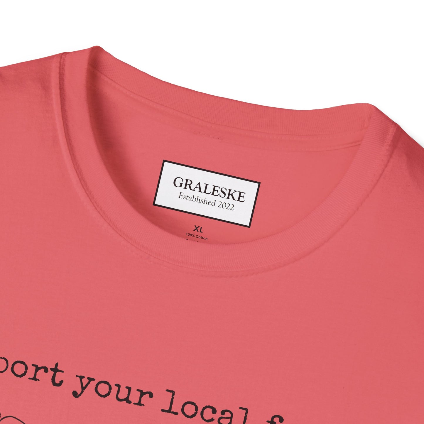 Farmer Support Unisex T-Shirt - Farmer and goat - Graleske