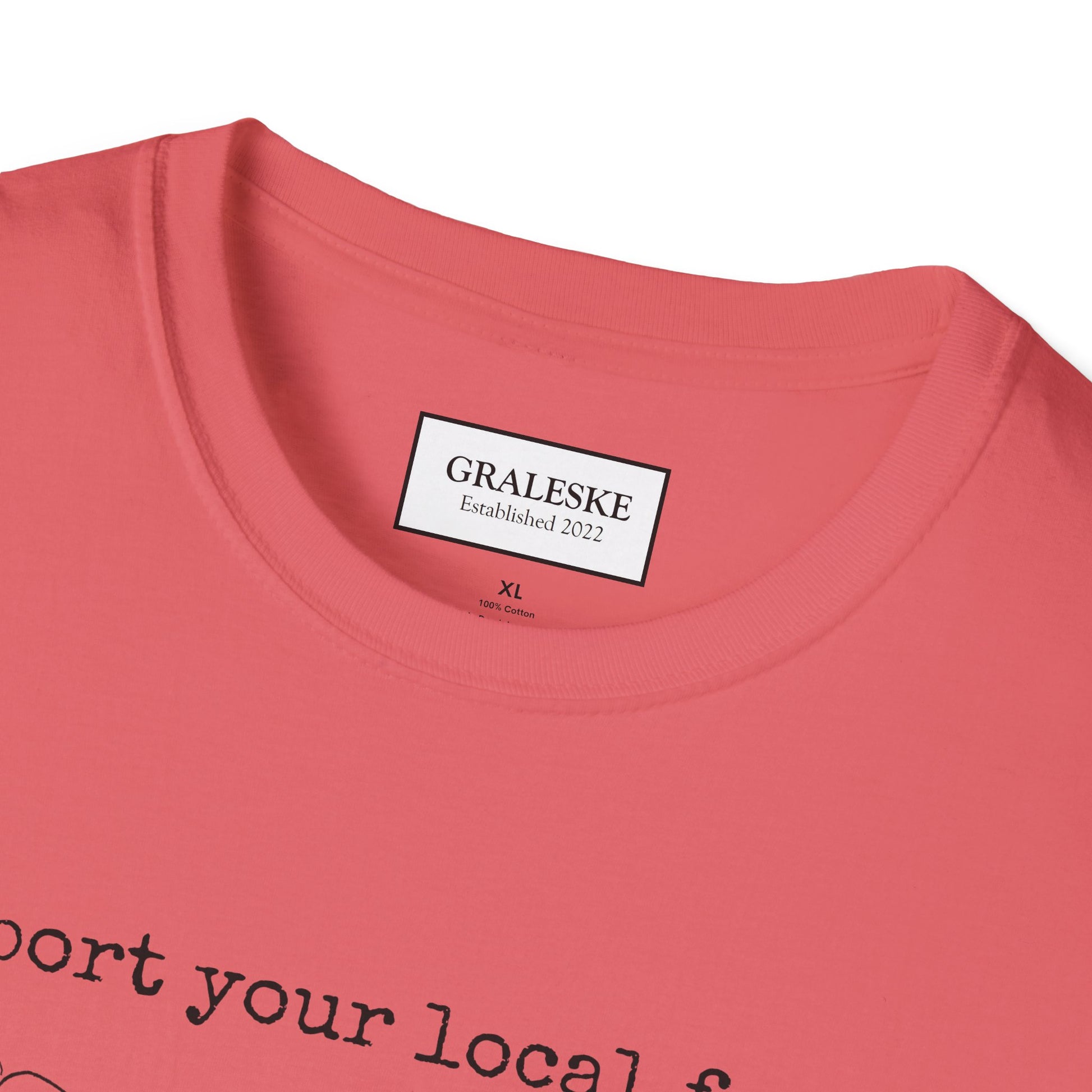 Farmer Support Unisex T-Shirt - Farmer and goat - Graleske
