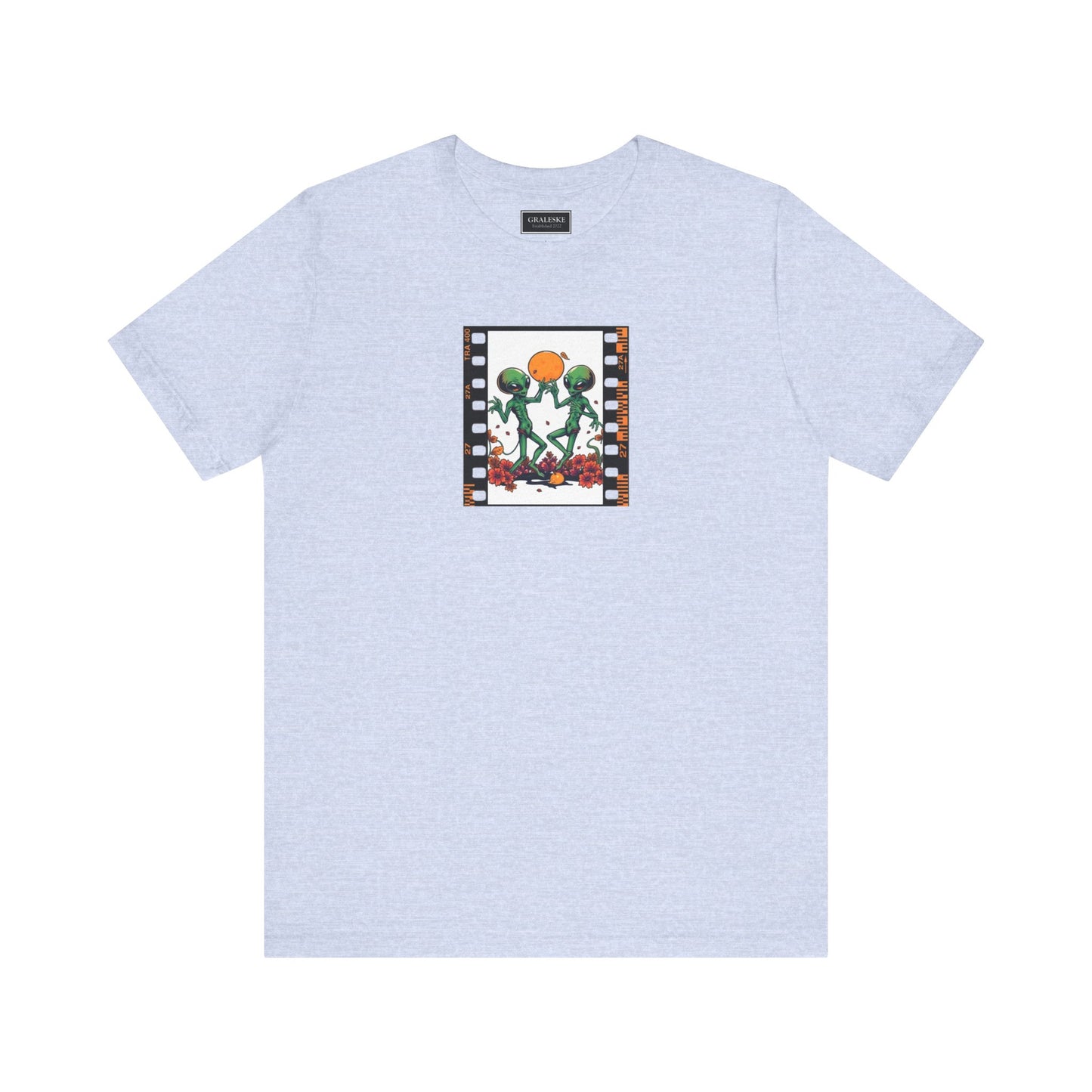 Aliens Dancing on Film Unisex Tee