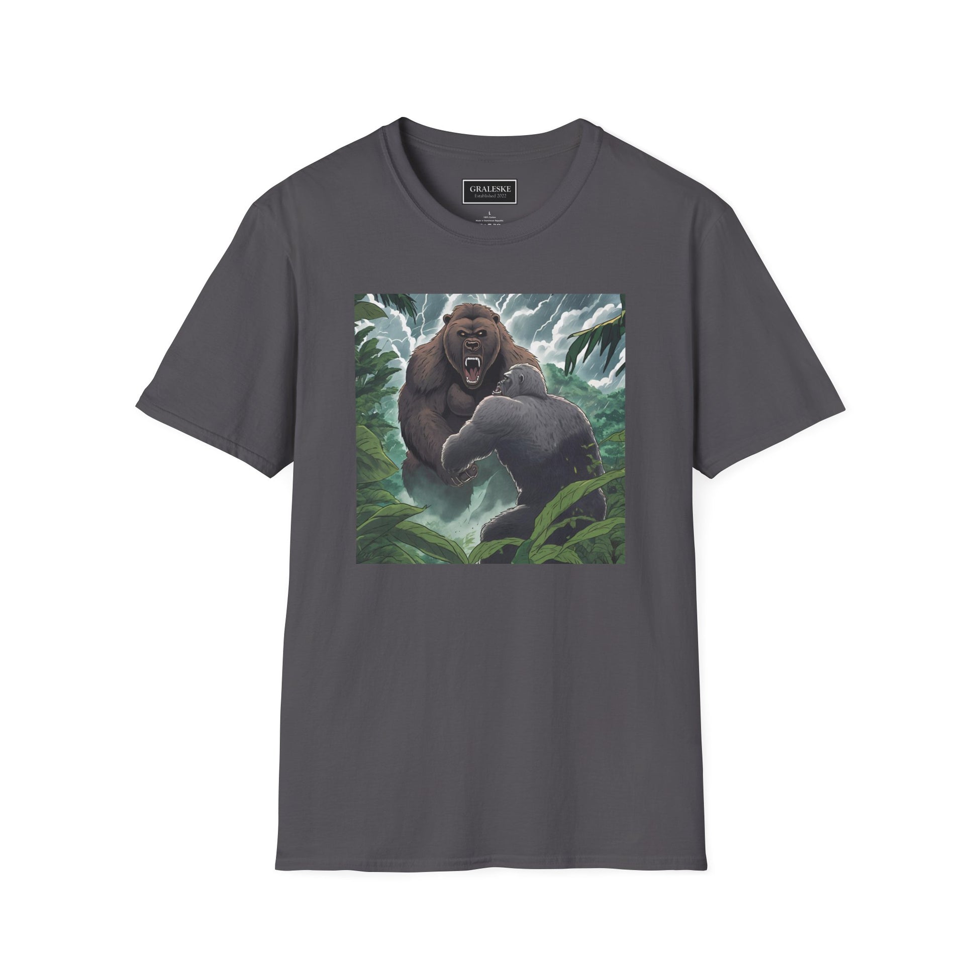 Grizzly vs Gorilla - Unisex T-Shirt - Graleske