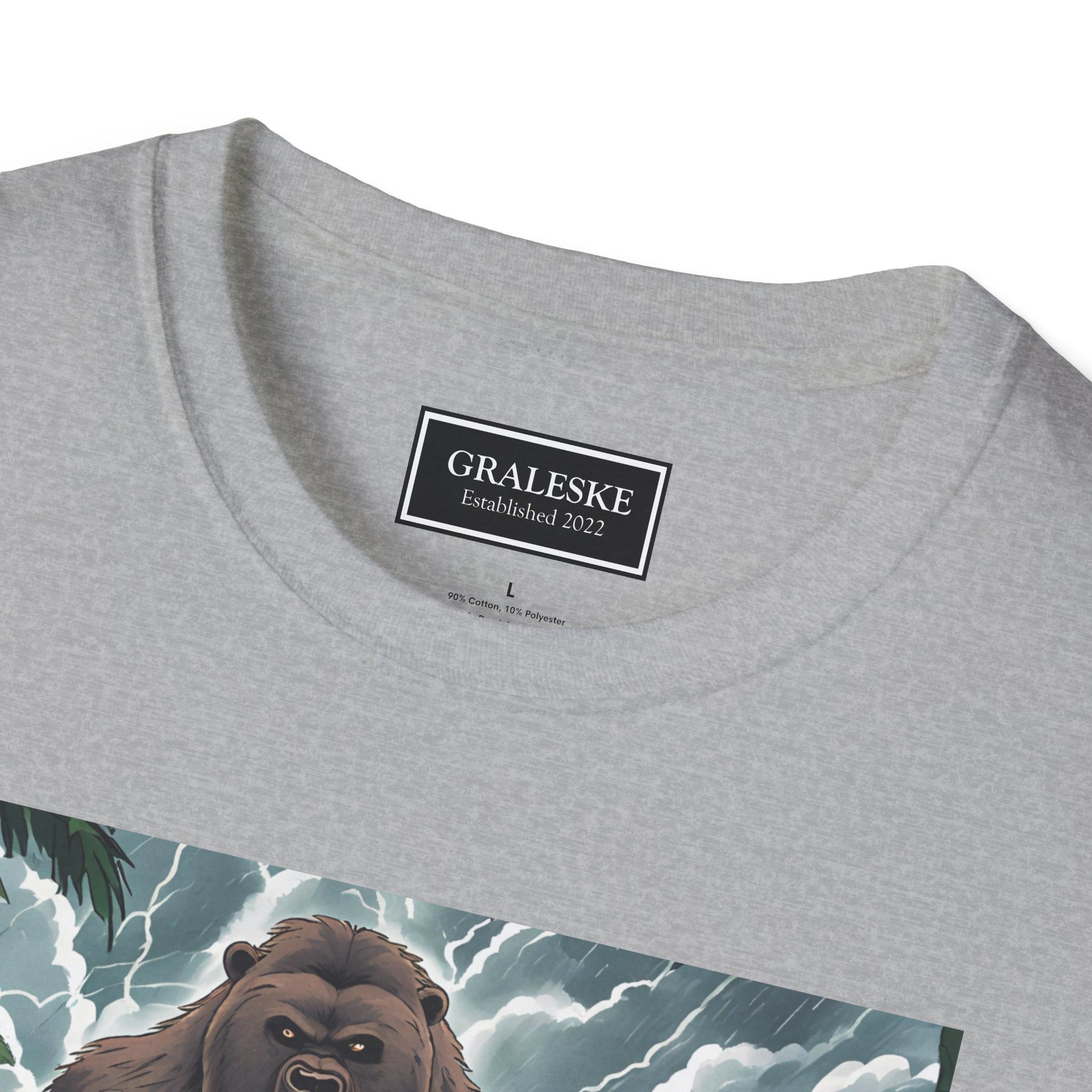 Grizzly vs Gorilla - Unisex T-Shirt - Graleske