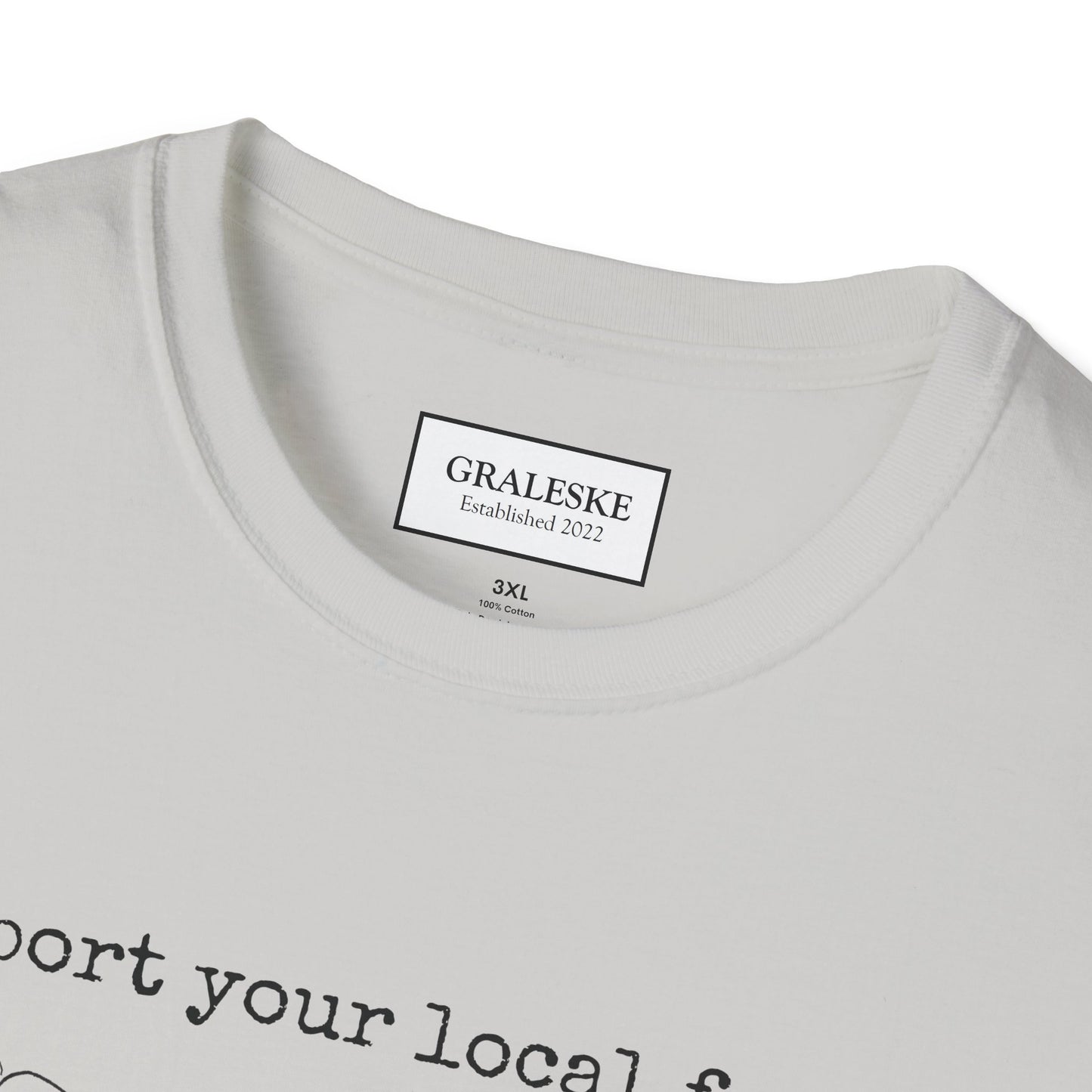 Farmer Support Unisex T-Shirt - Farmer and goat - Graleske