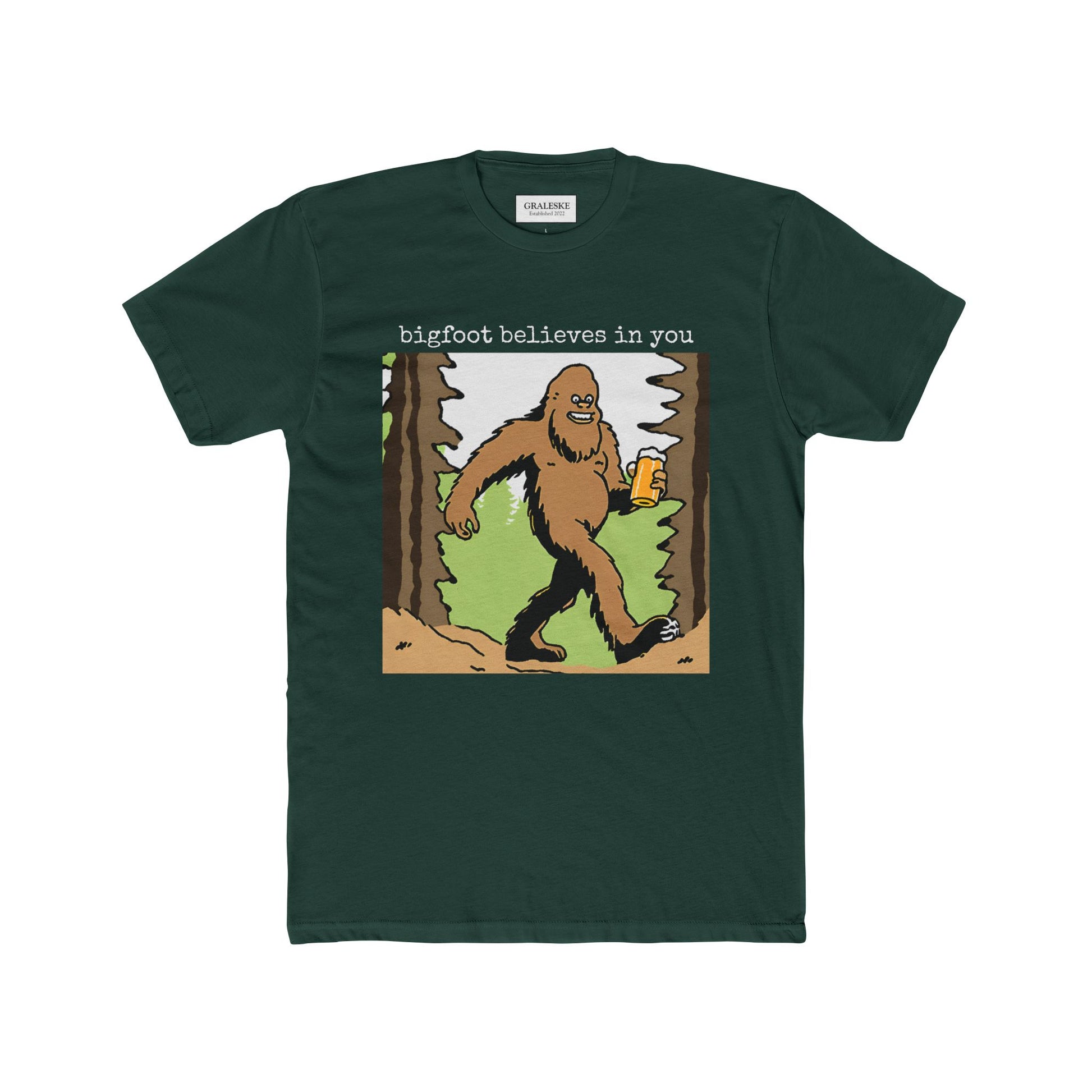 bigfoot believes in you - Unisex Tee - Graleske