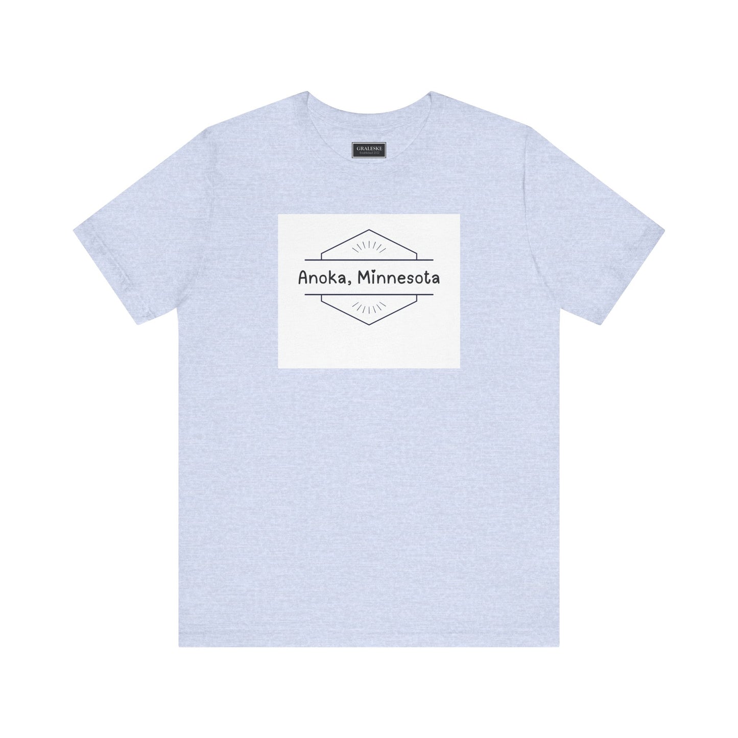 Anoka Minnesota Unisex Tee - Our Small Towns Collection - Graleske