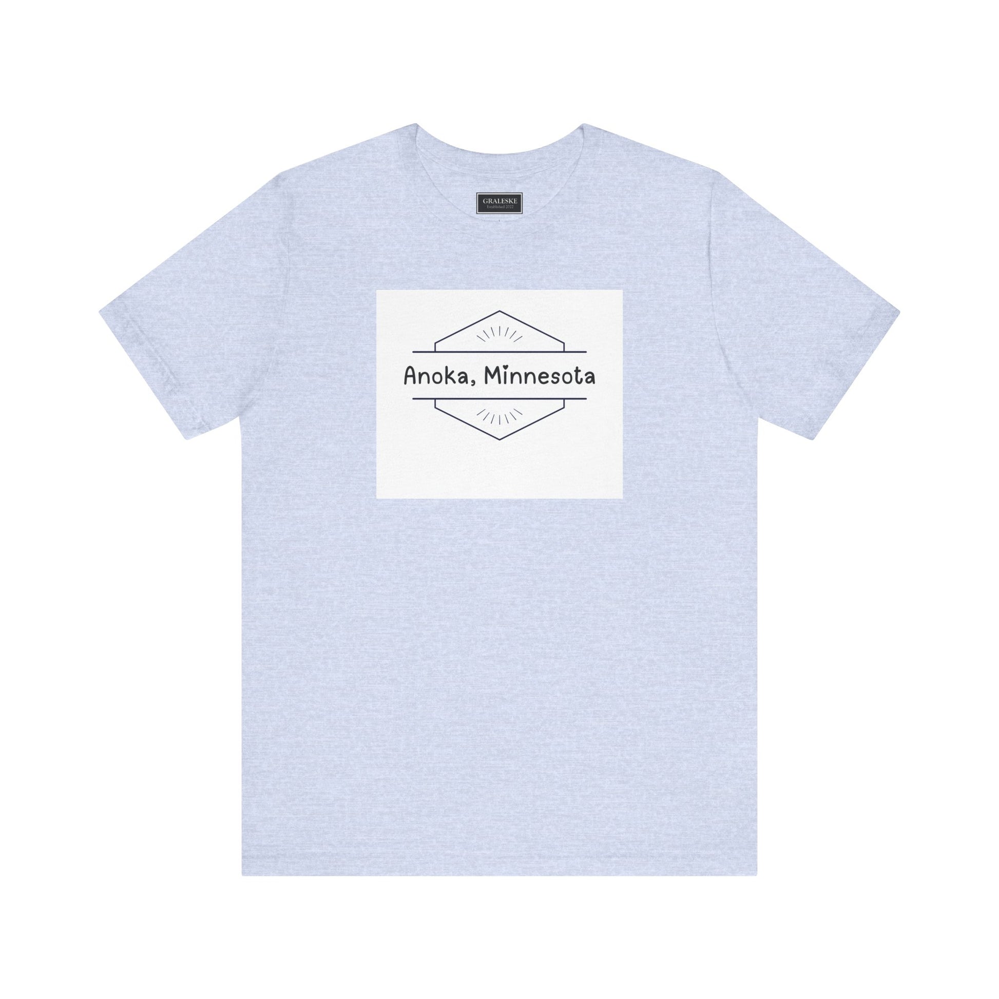 Anoka Minnesota Unisex Tee - Our Small Towns Collection - Graleske