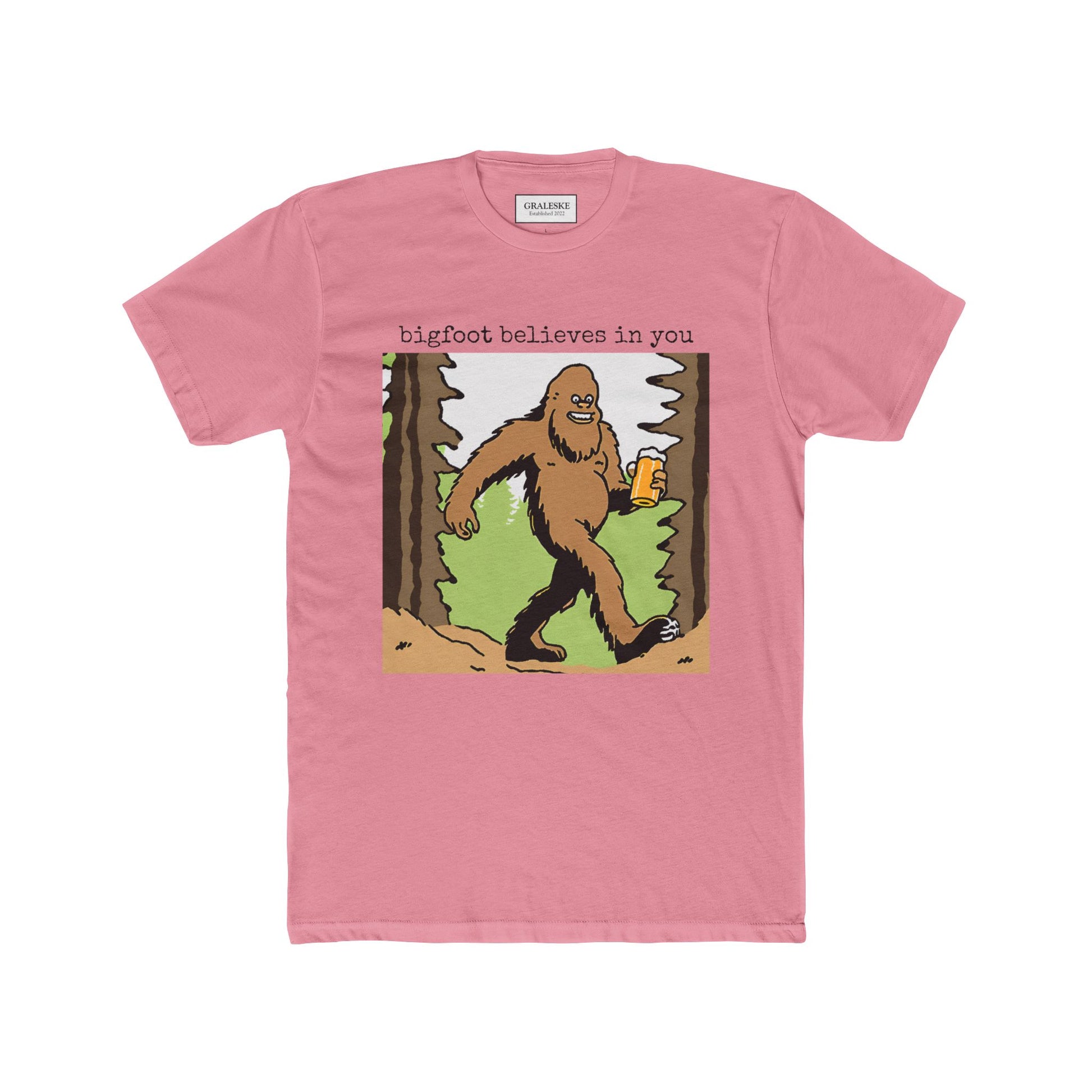 bigfoot believes in you - Unisex Tee - Graleske