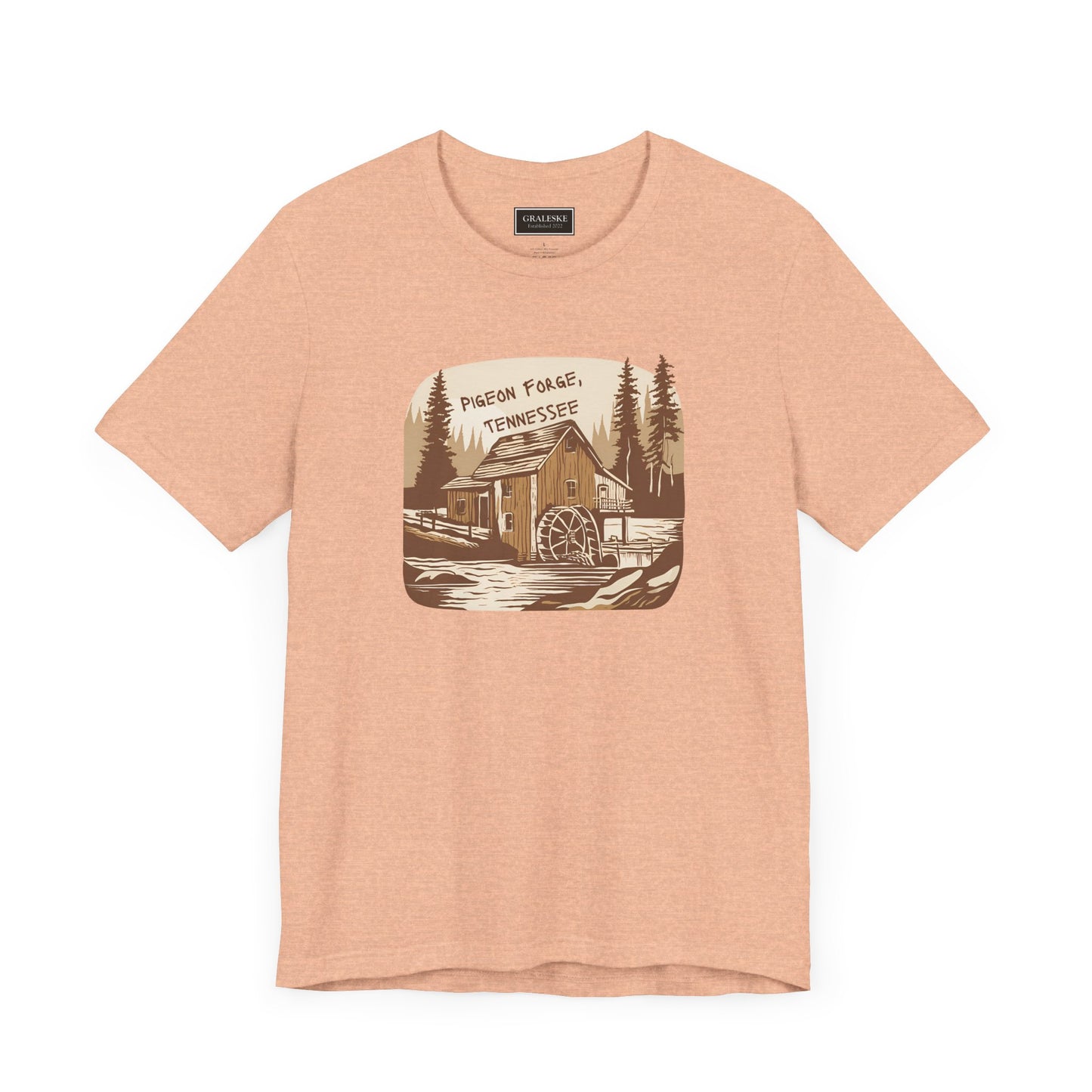 Small Towns Collection Unisex Tee - Pigeon Forge, Tennessee Design - Graleske