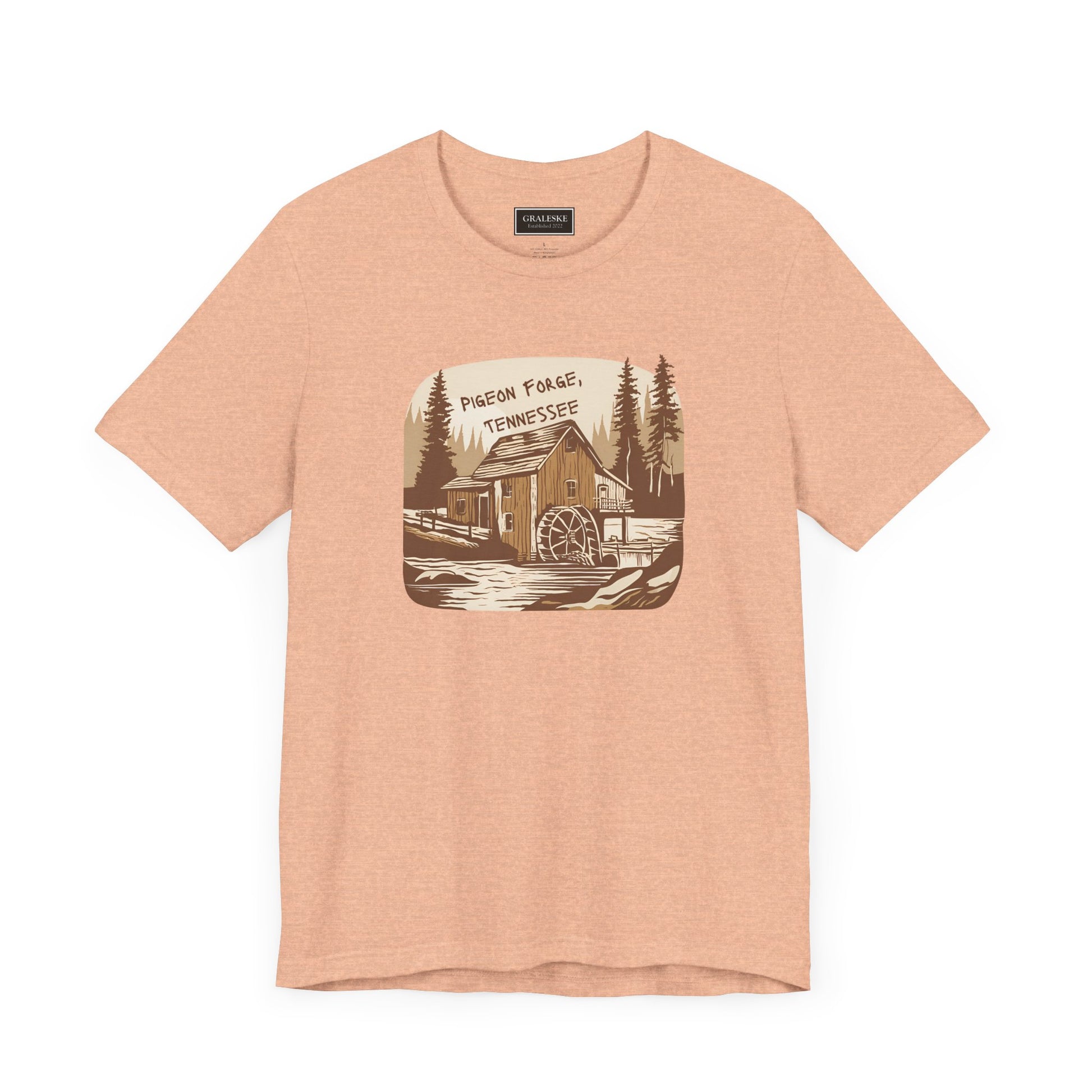 Small Towns Collection Unisex Tee - Pigeon Forge, Tennessee Design - Graleske
