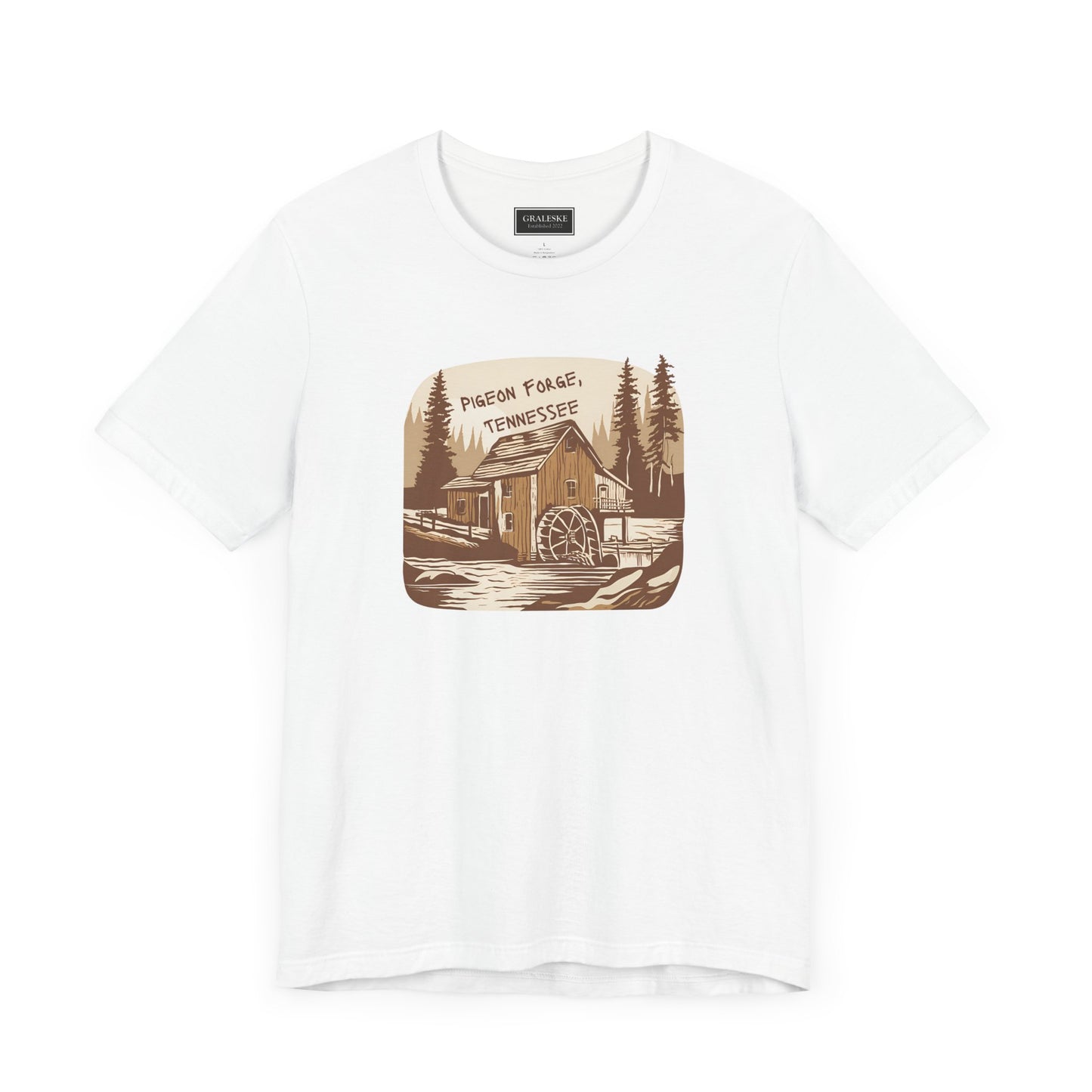 Small Towns Collection Unisex Tee - Pigeon Forge, Tennessee Design - Graleske
