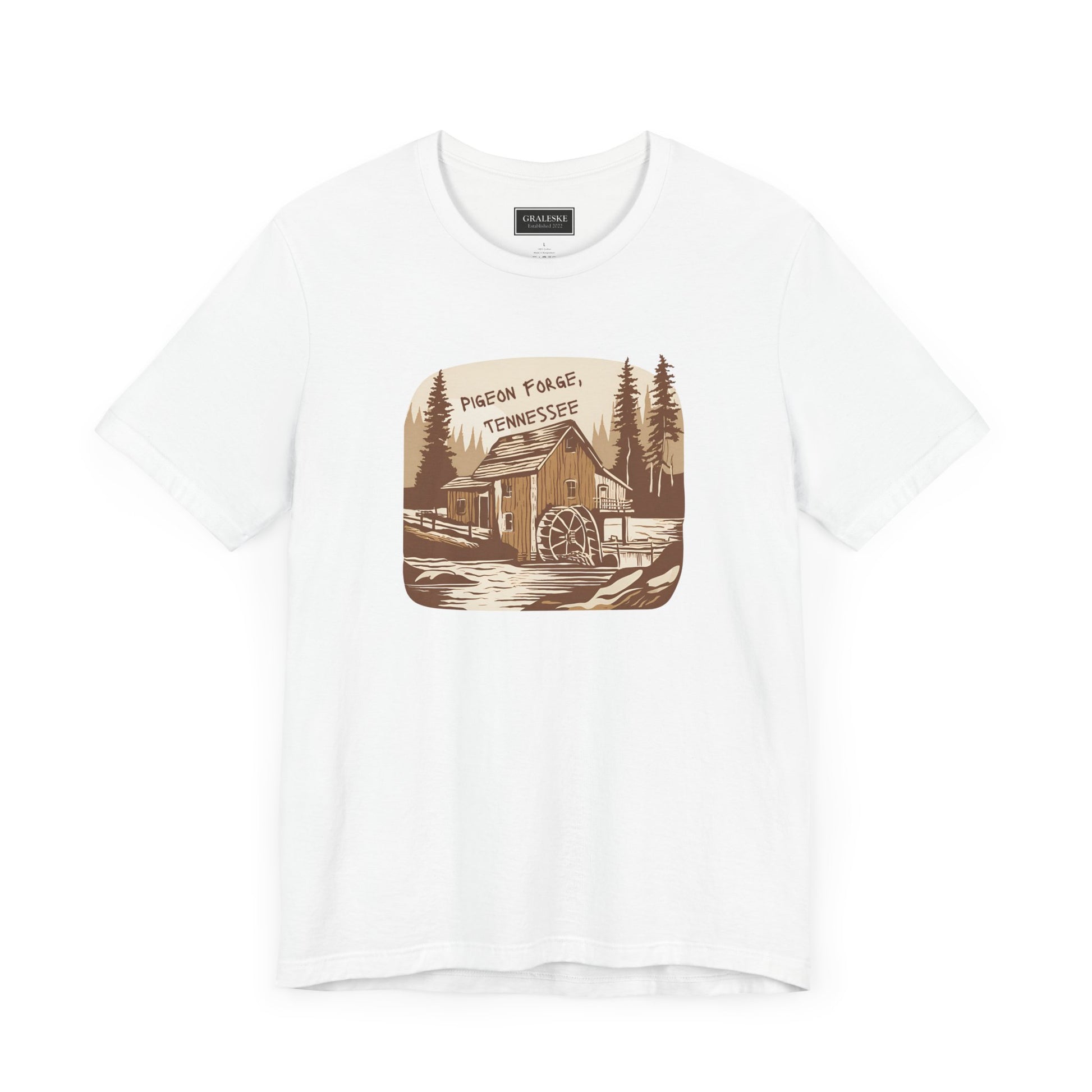 Small Towns Collection Unisex Tee - Pigeon Forge, Tennessee Design - Graleske