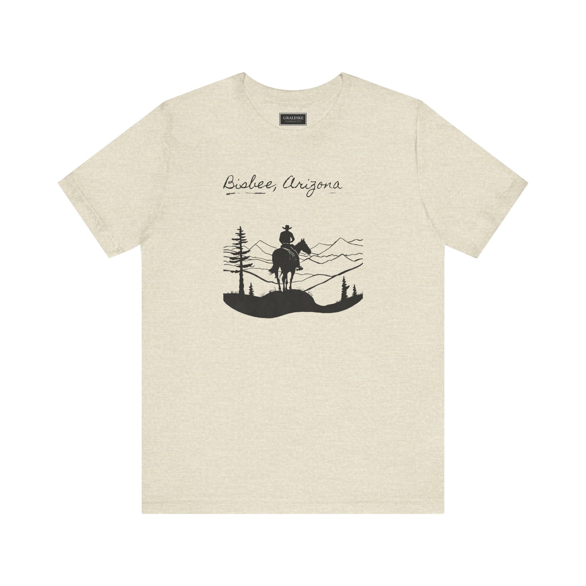 Small Towns Collection Unisex Tee - Bisbee, Arizona Design - Graleske