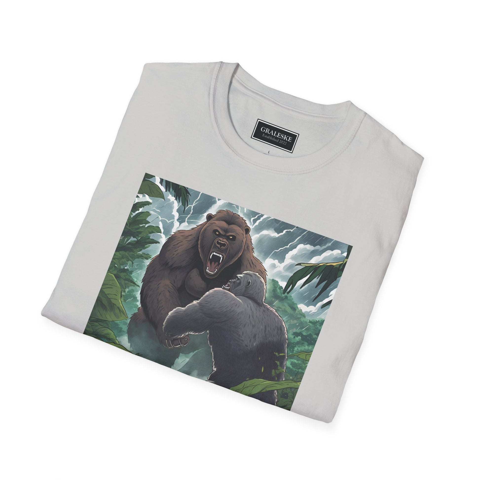 Grizzly vs Gorilla - Unisex T-Shirt - Graleske
