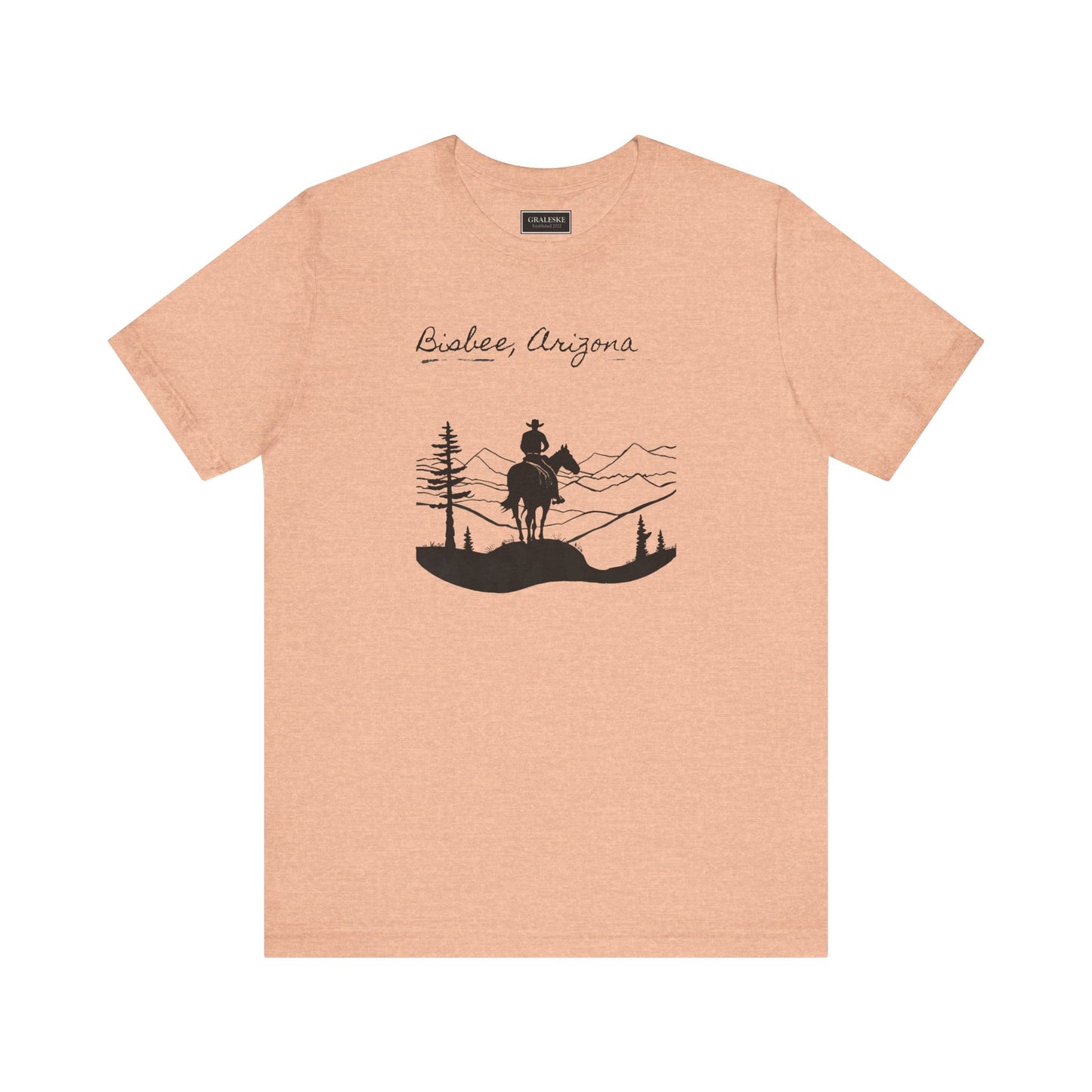 Small Towns Collection Unisex Tee - Bisbee, Arizona Design - Graleske