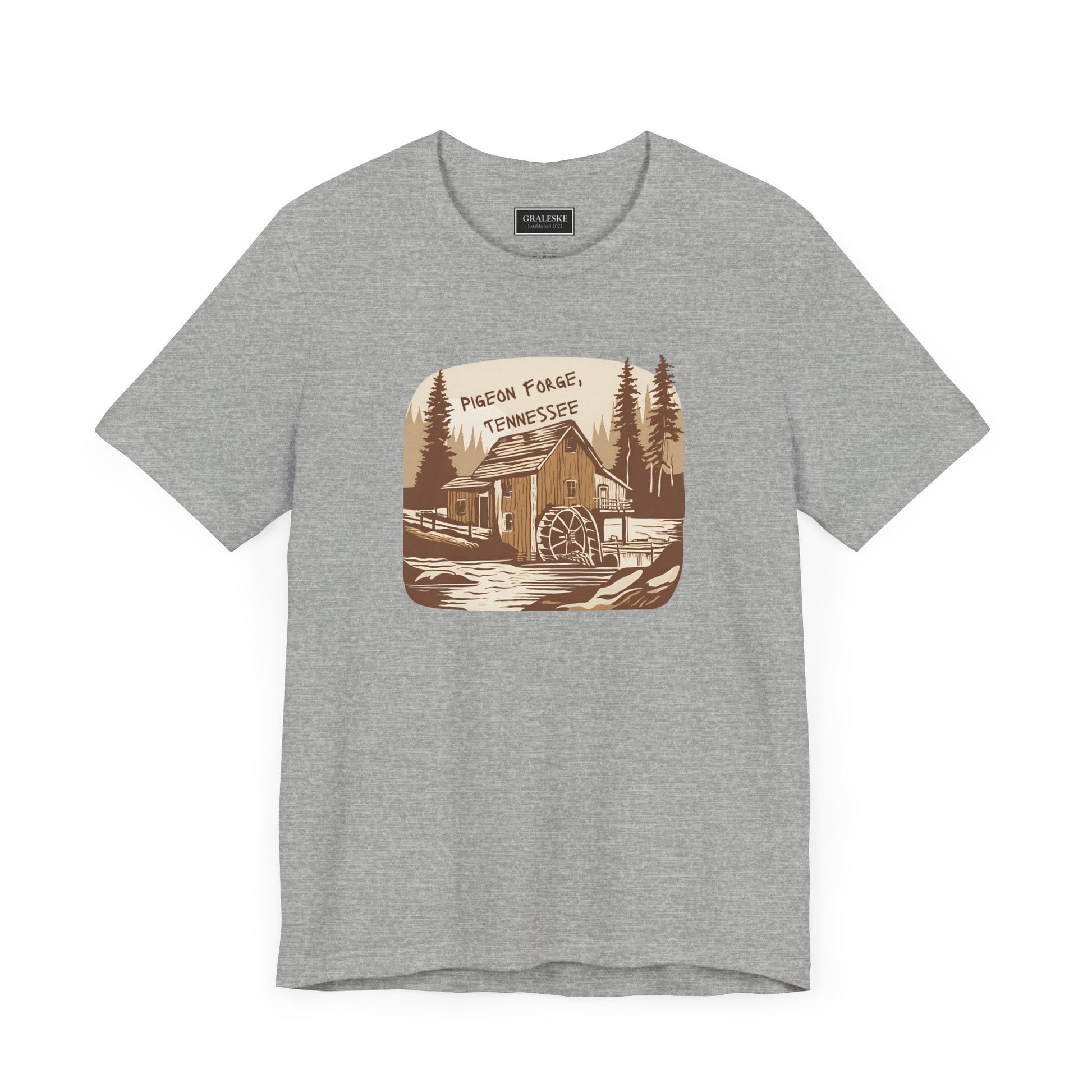 Small Towns Collection Unisex Tee - Pigeon Forge, Tennessee Design - Graleske