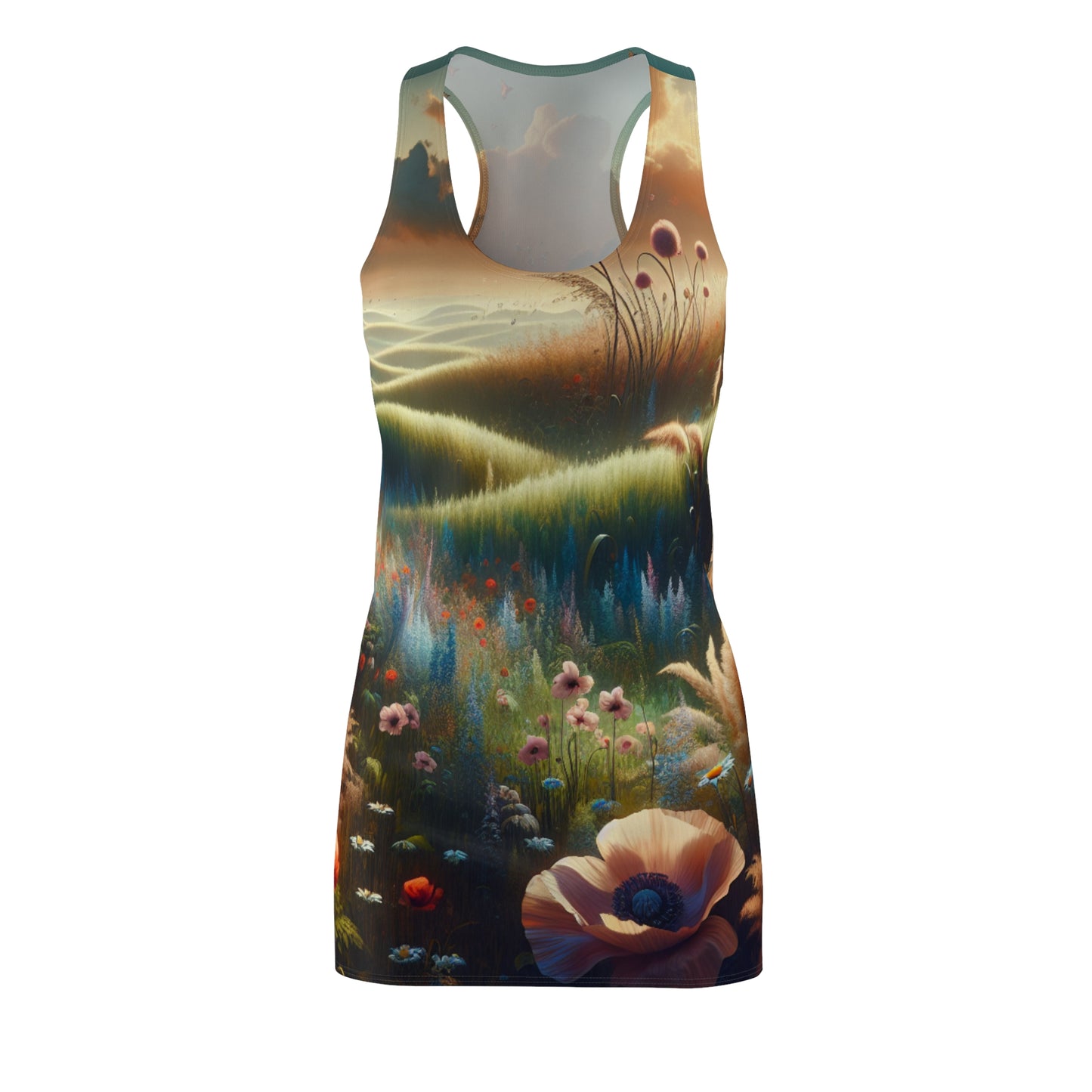 Women's Cut & Sew Racerback Dress (AOP) - Graleske