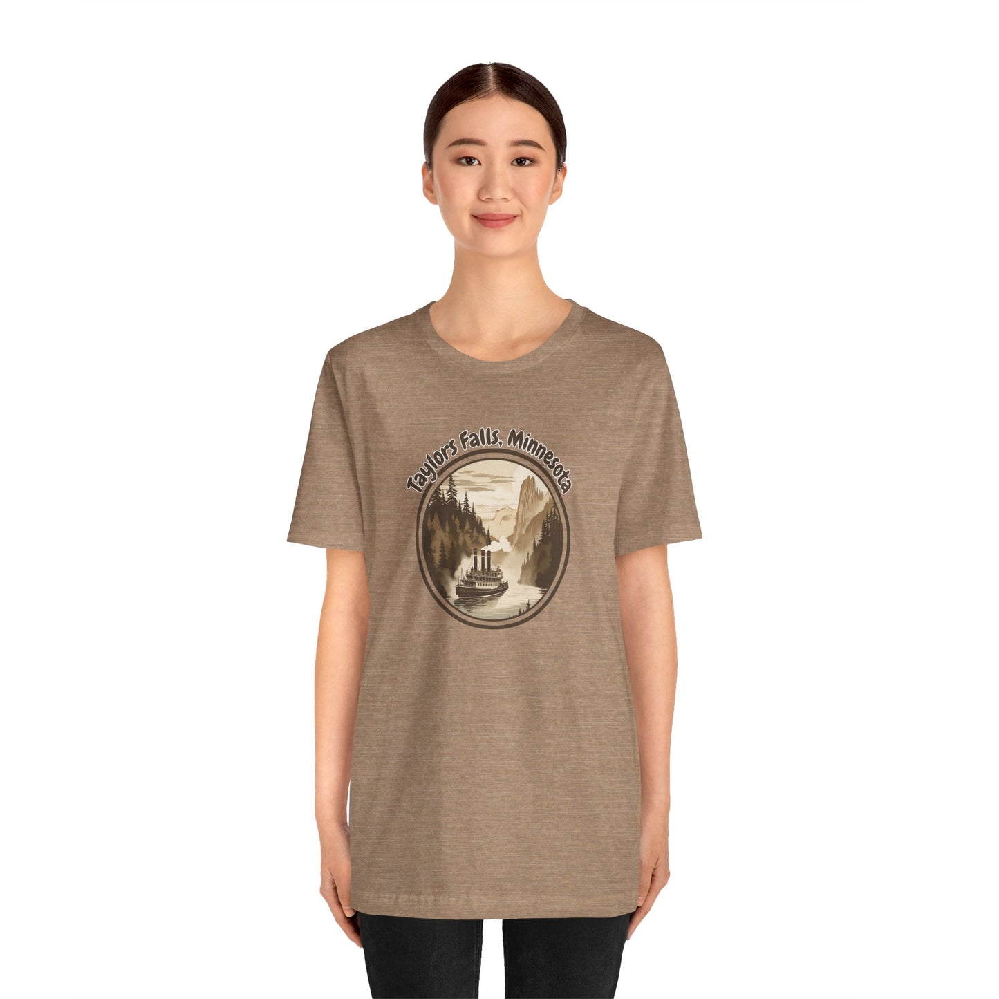 Small Towns Collection Unisex Tee - Taylors Falls, Minnesota Design - Graleske