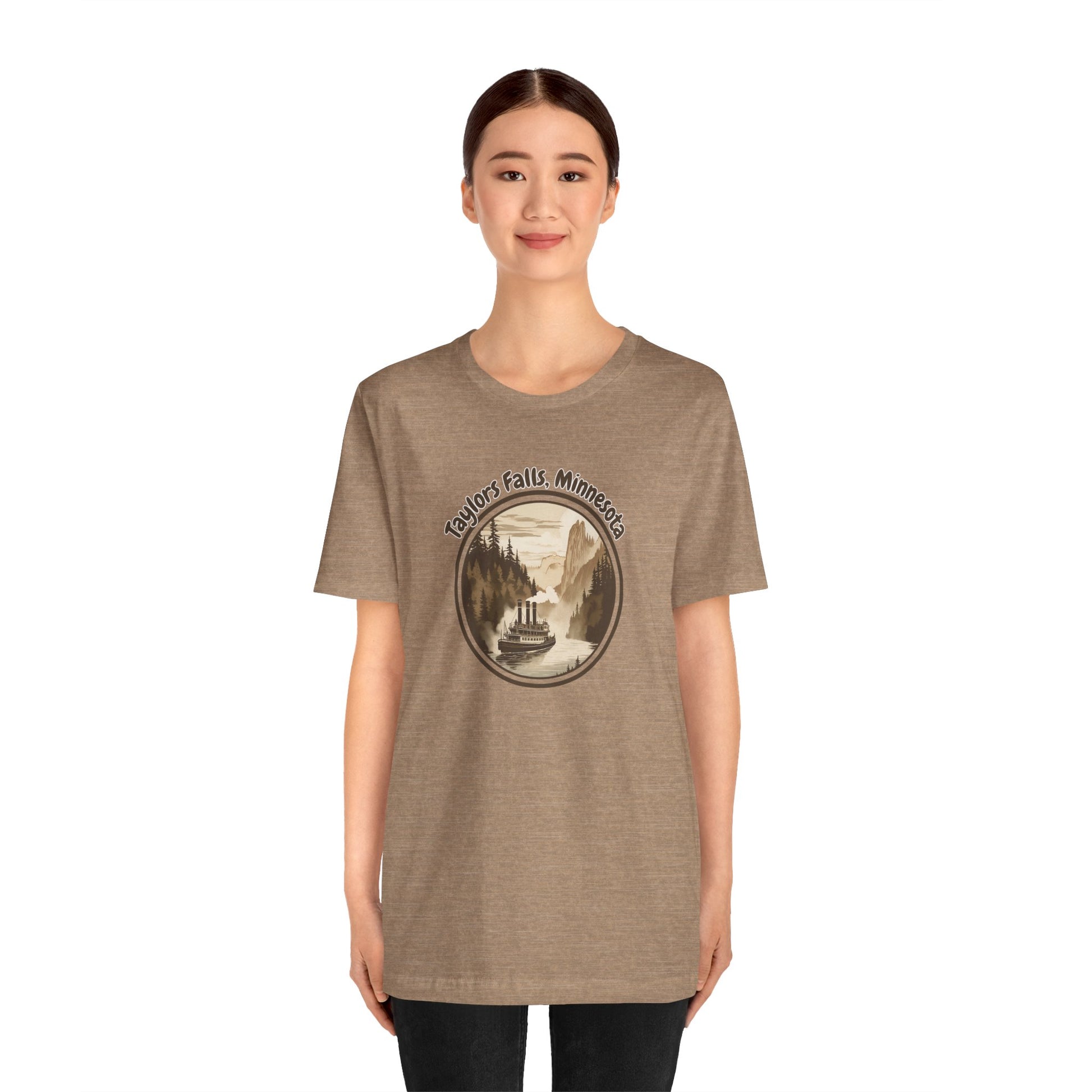 Small Towns Collection Unisex Tee - Taylors Falls, Minnesota Design - Graleske