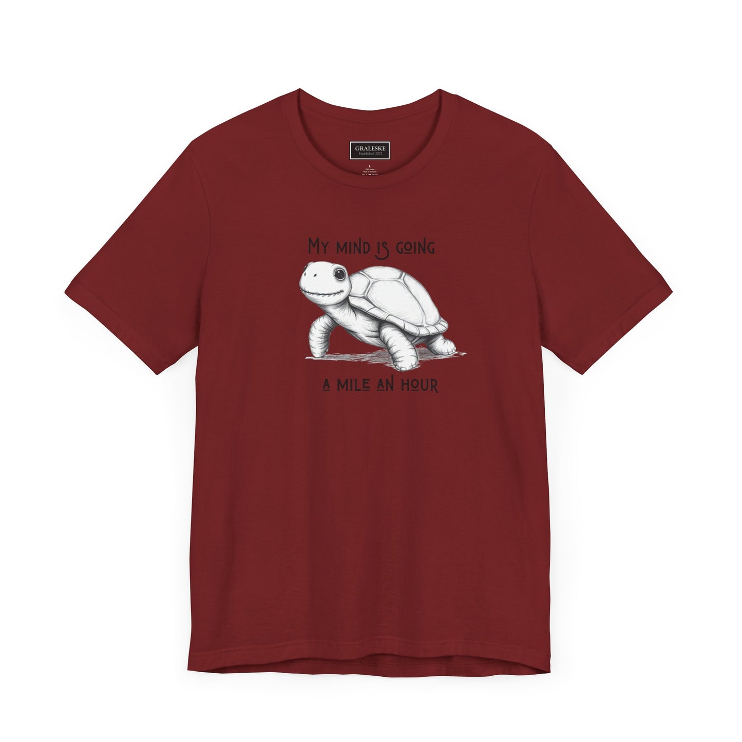 Office Inspired Tee - Unisex T-shirt with 'My Mind Is Going A Mile An Hour' Design