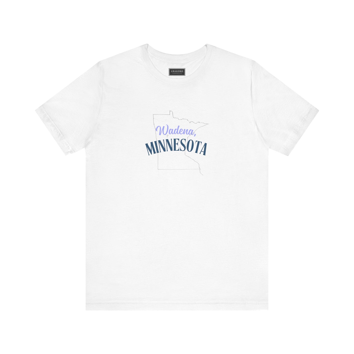 Small Towns Collection Unisex Tee - Wadena, Minnesota Design - Graleske