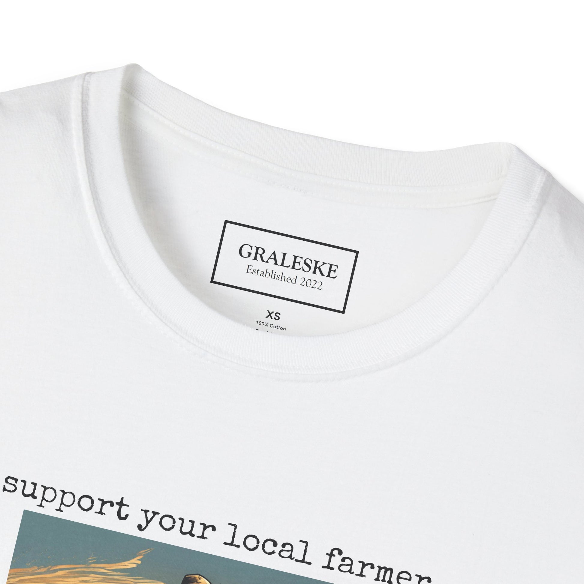 Farmer Support Unisex T-Shirt - Farmer Facing Off - Graleske