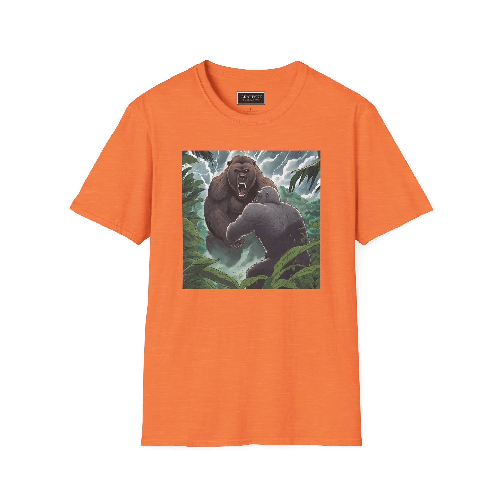 Grizzly vs Gorilla - Unisex T-Shirt - Graleske