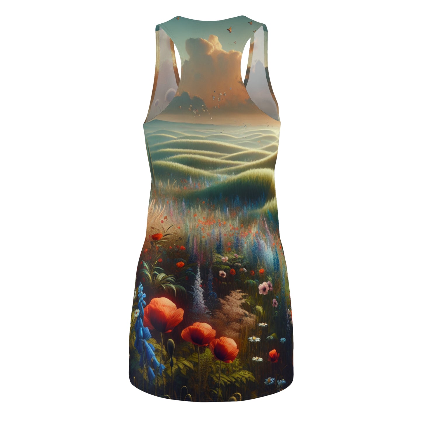 Women's Cut & Sew Racerback Dress (AOP) - Graleske