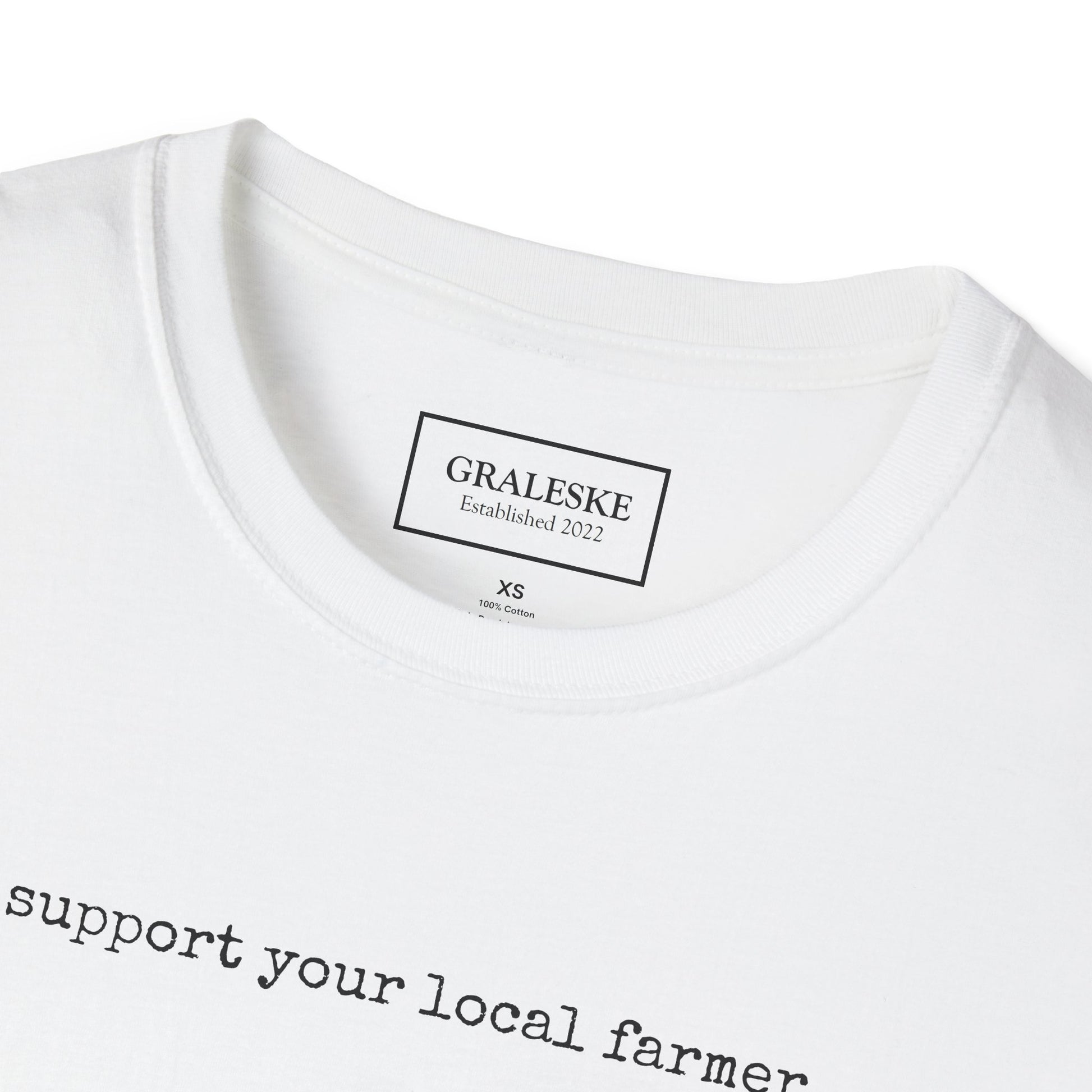 Farmer Support Unisex T-Shirt - Beautiful Cow - Graleske