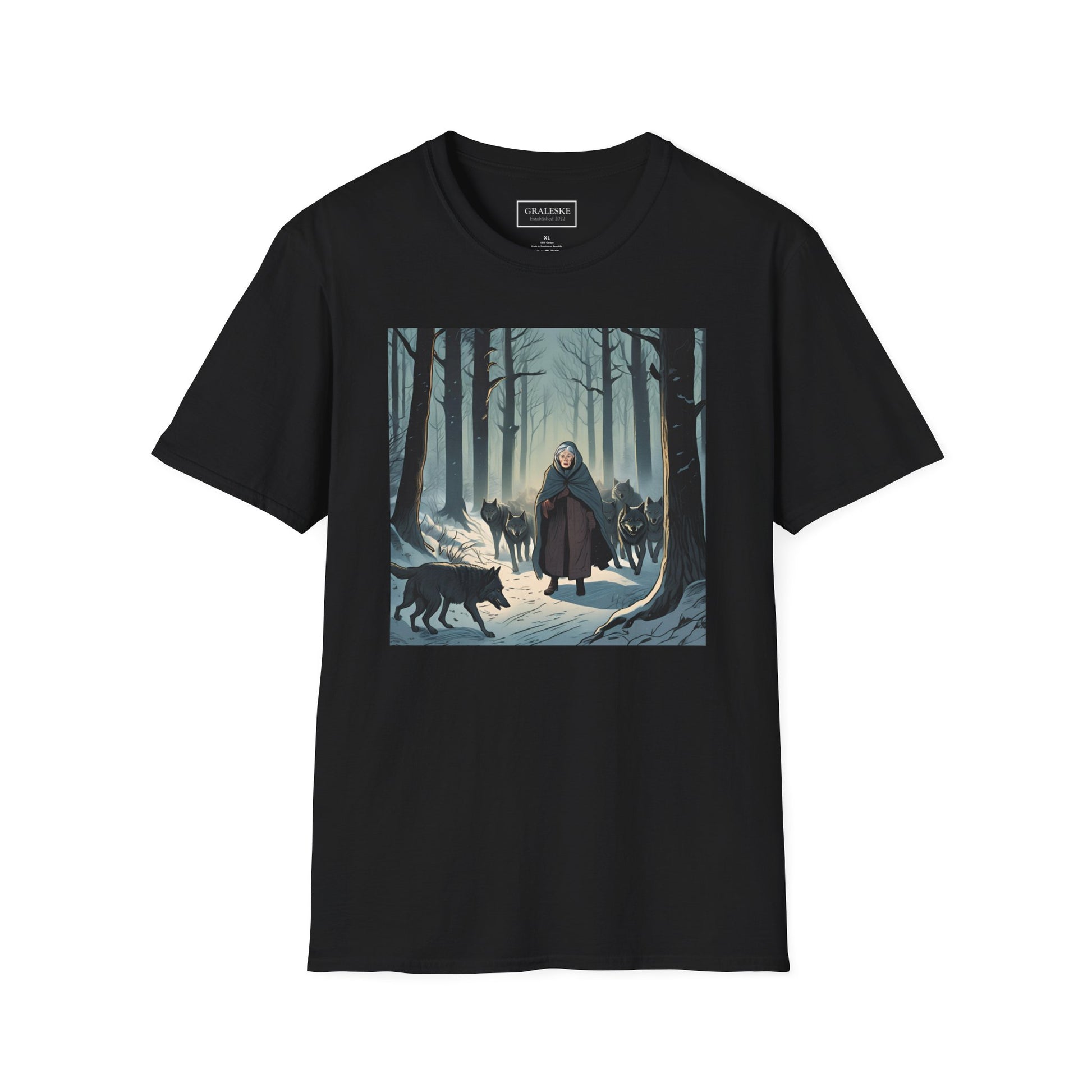 Grandma Leads Wolves Unisex T-Shirt - Graleske