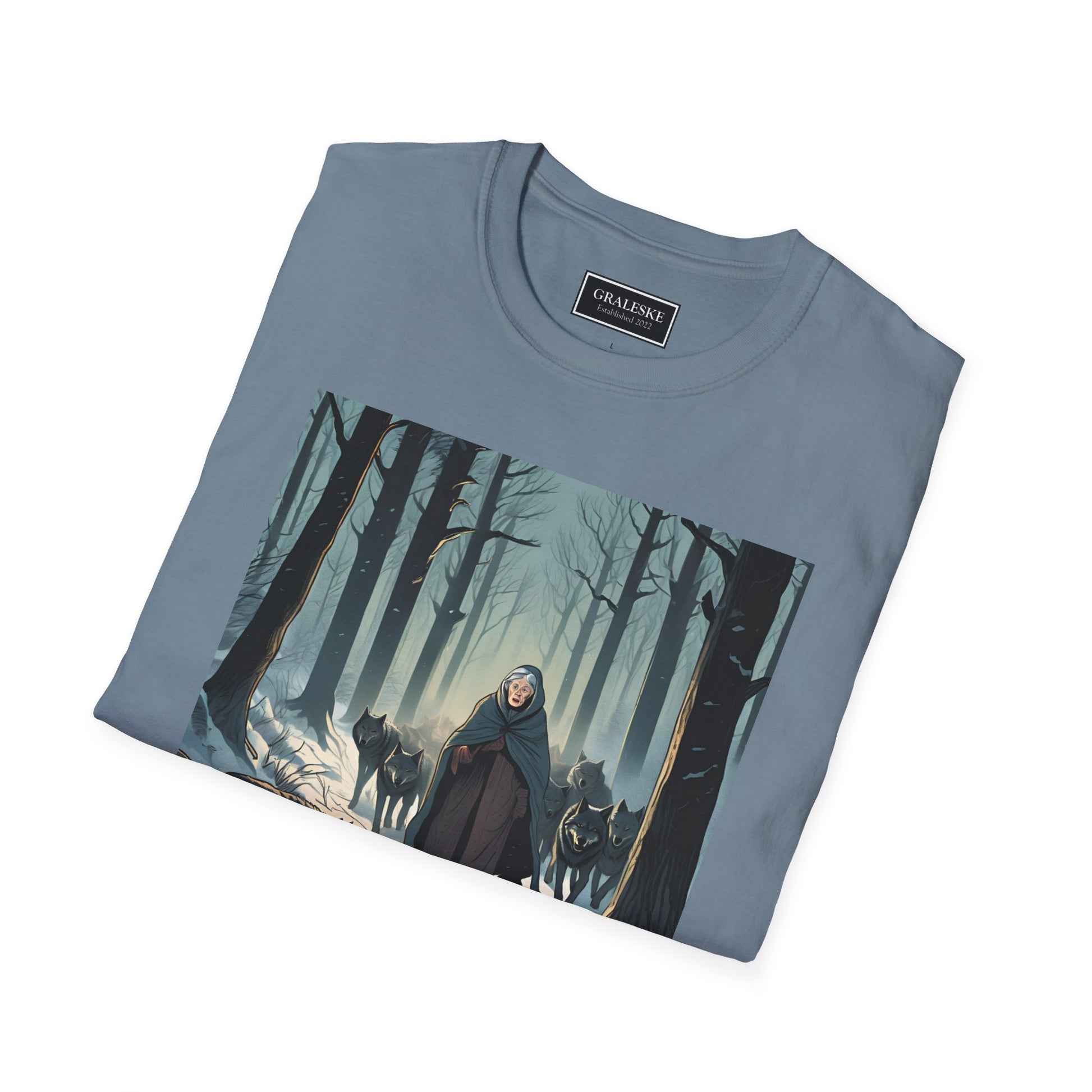 Grandma Leads Wolves Unisex T-Shirt - Graleske