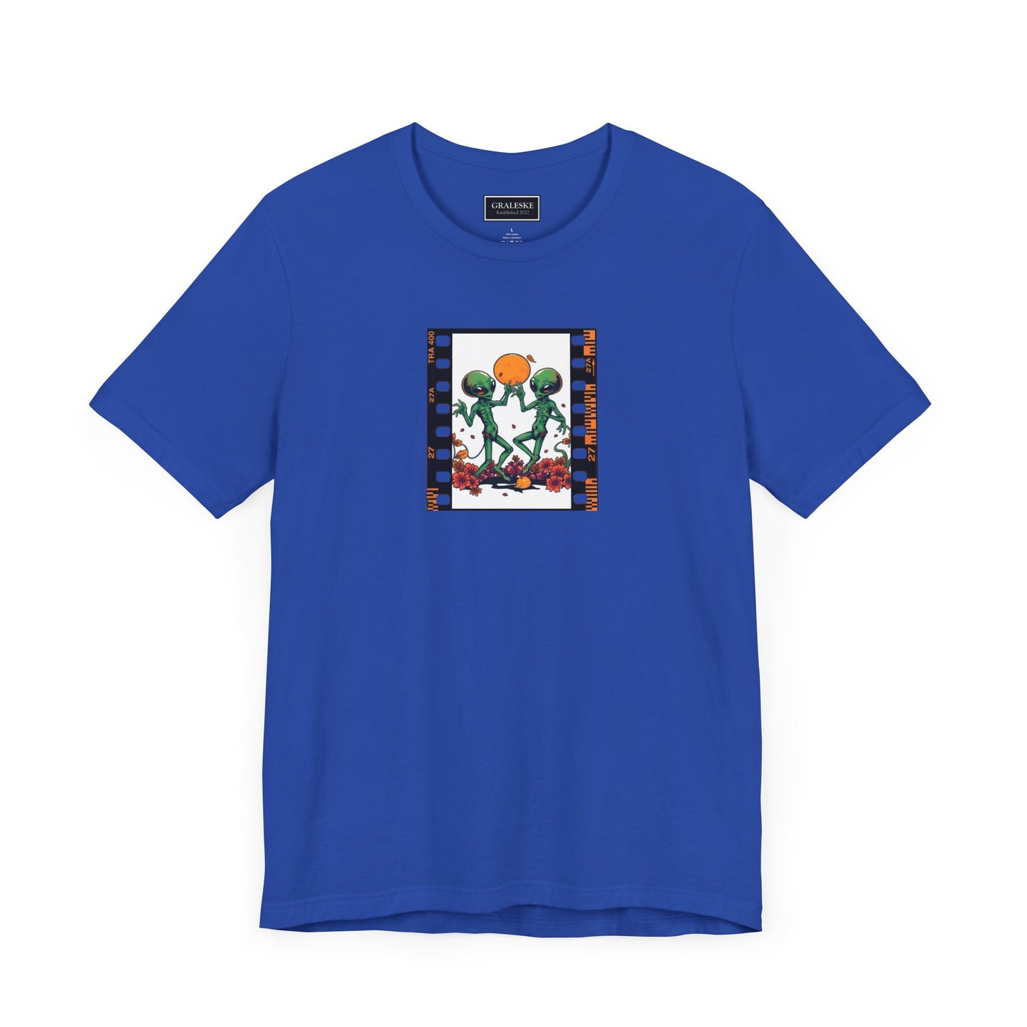 Aliens Dancing on Film Unisex Tee