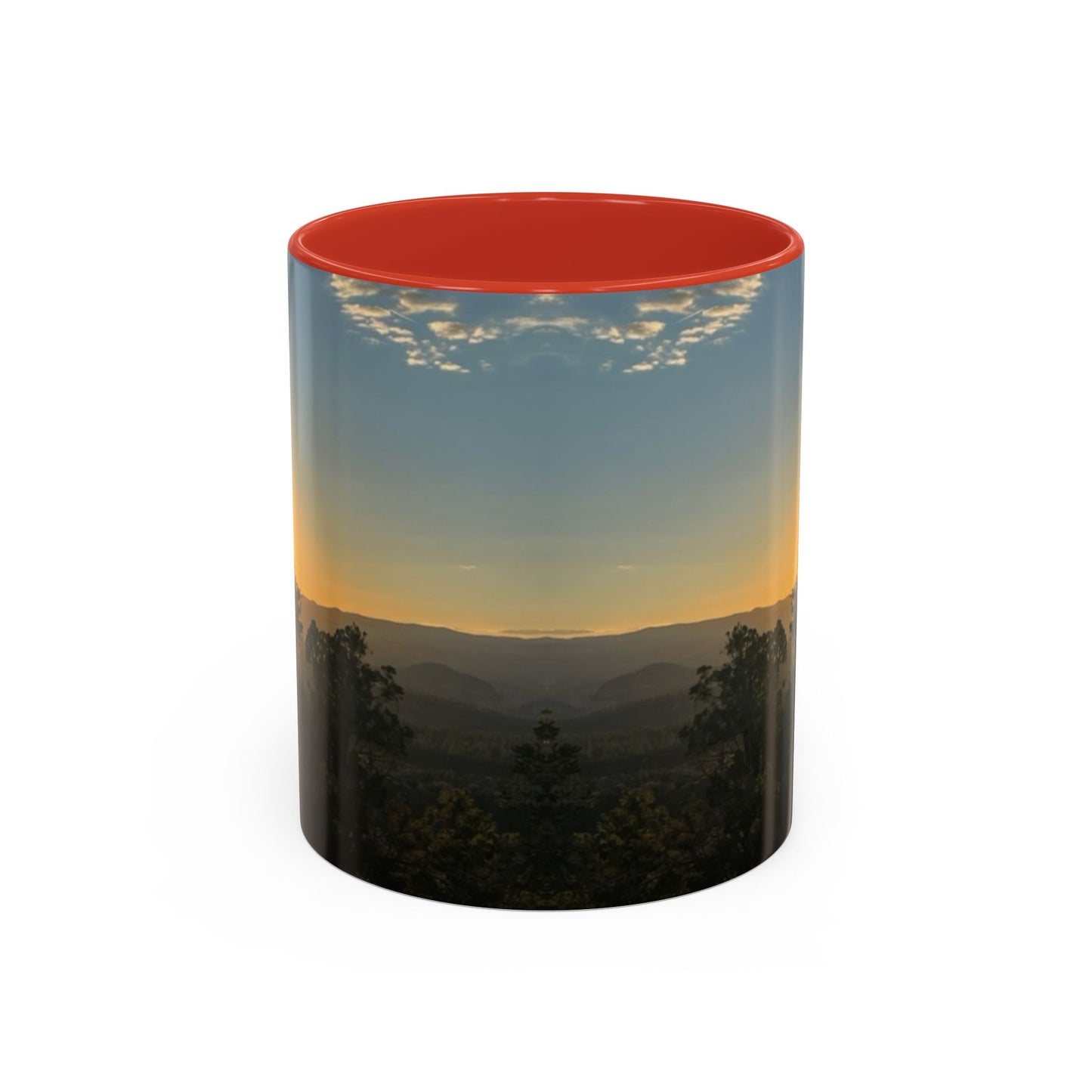 Mug - Beautiful Sunset in Tree of Mount Zion Coffee Mug (11, 15oz) - Graleske