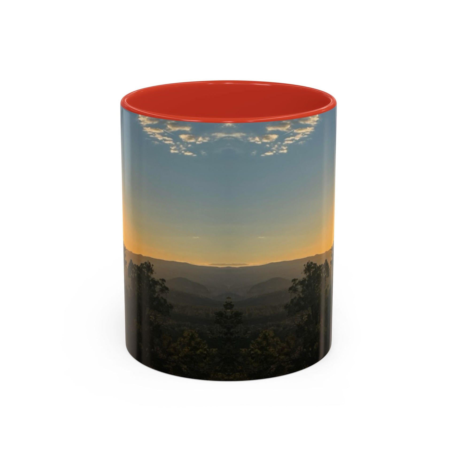 Mug - Beautiful Sunset in Tree of Mount Zion Coffee Mug (11, 15oz) - Graleske