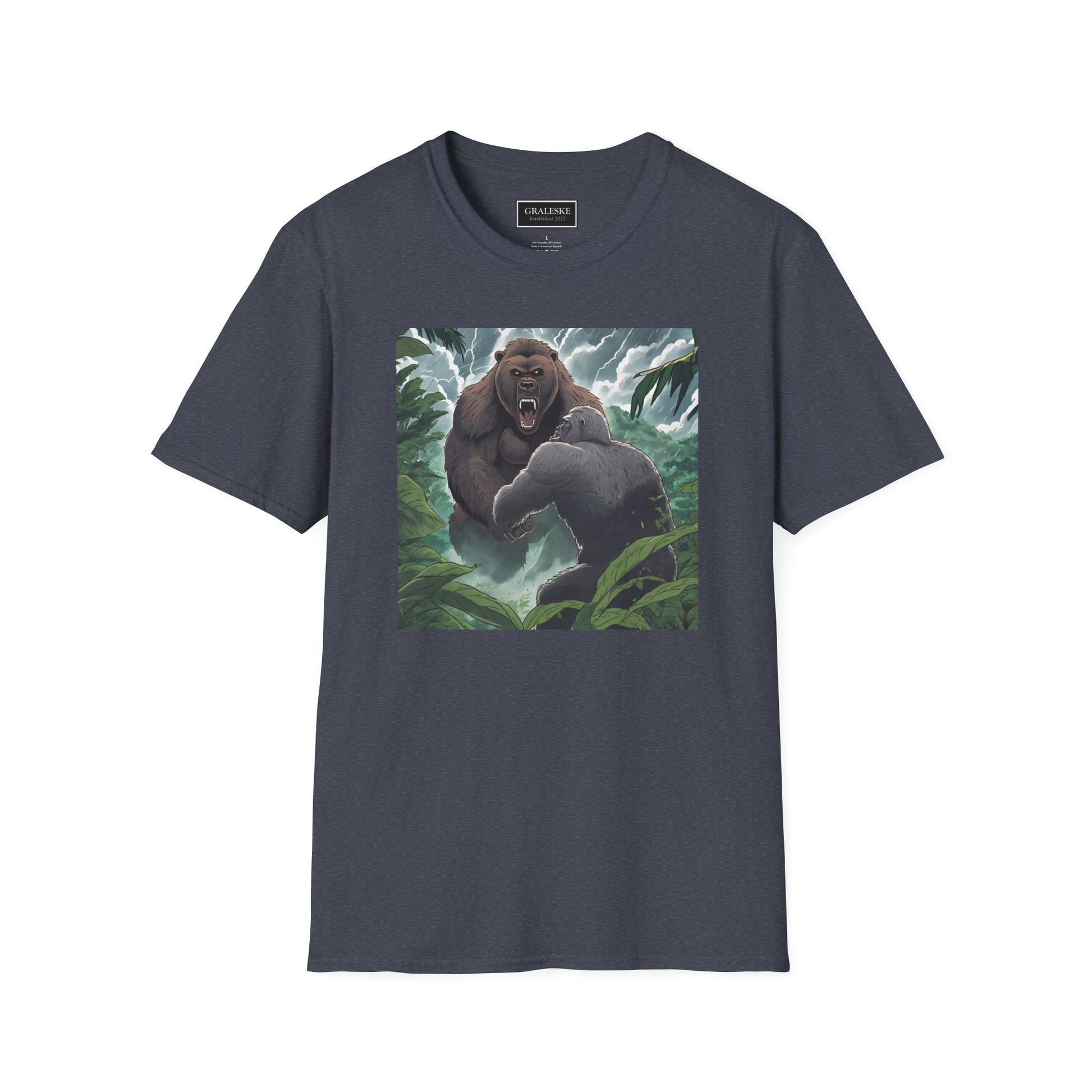 Grizzly vs Gorilla - Unisex T-Shirt - Graleske